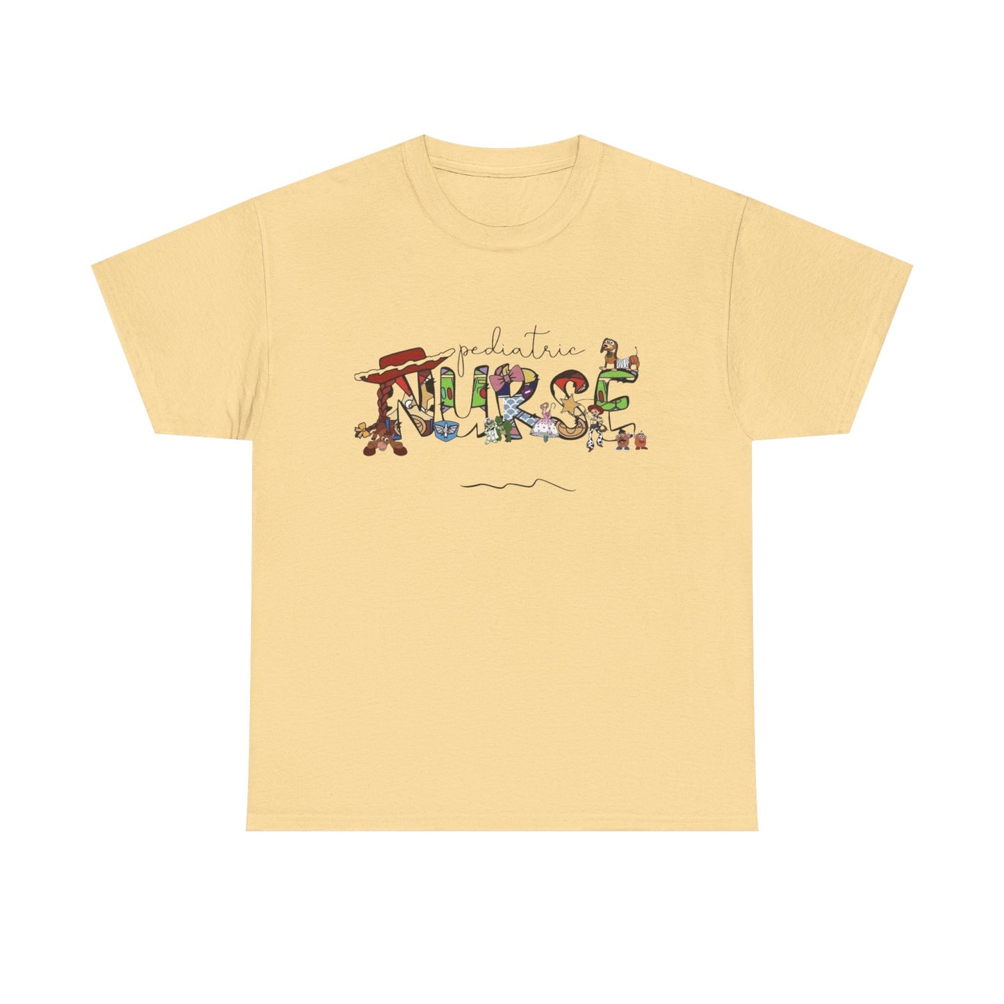 Pediatric Nurse Toy Graphic T Shirt NEW Unisex Heavy Cotton Tee