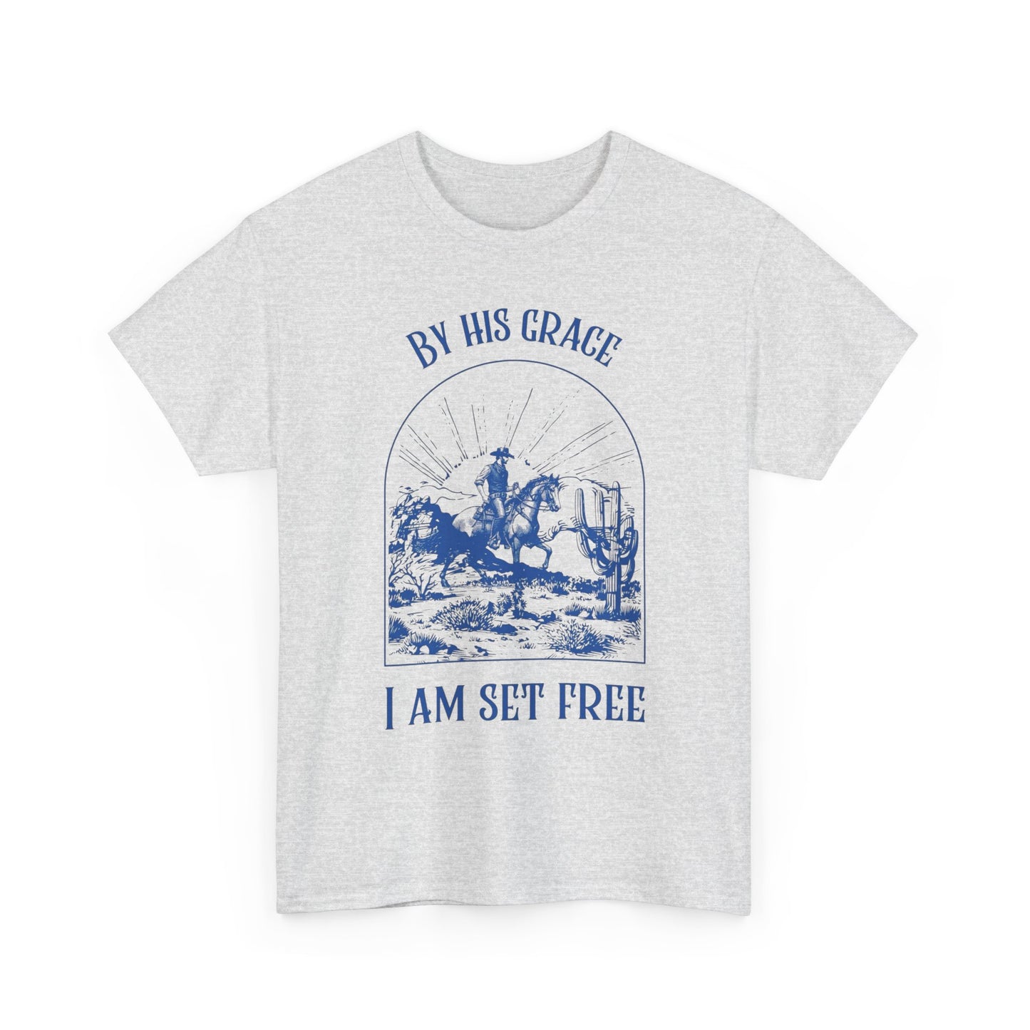 By His Grace God Graphic T Shirt ALL SIZES Tee Unisex Heavy Cotton