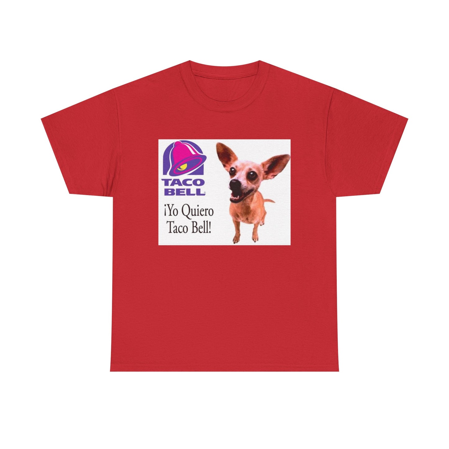Taco Bell Shirt Funny Retro Logo Mexican Dog 90s Nostalgia Unisex Heavy Cotton