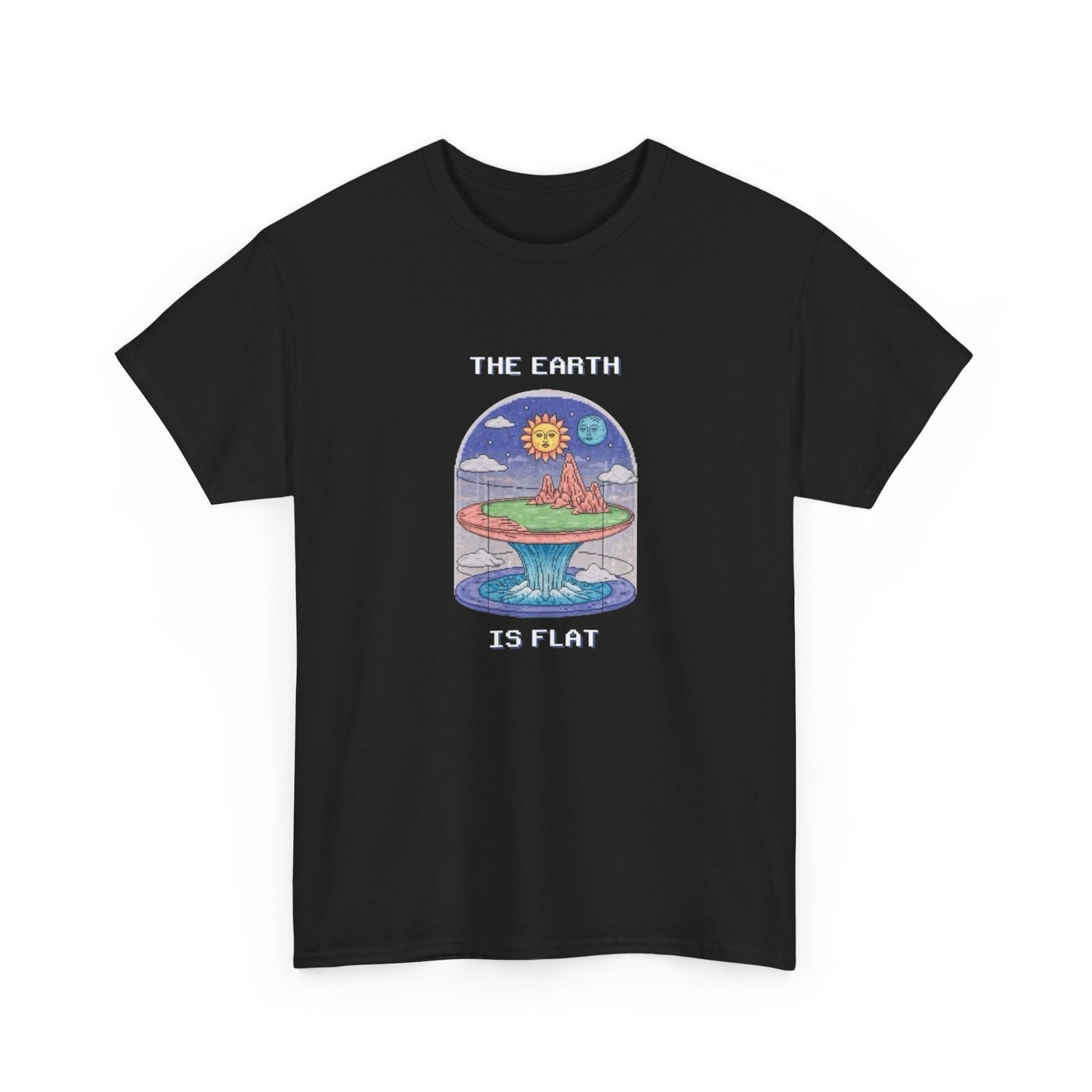 The Earth Is Flat Graphic T Shirt NEW ADULT Tee