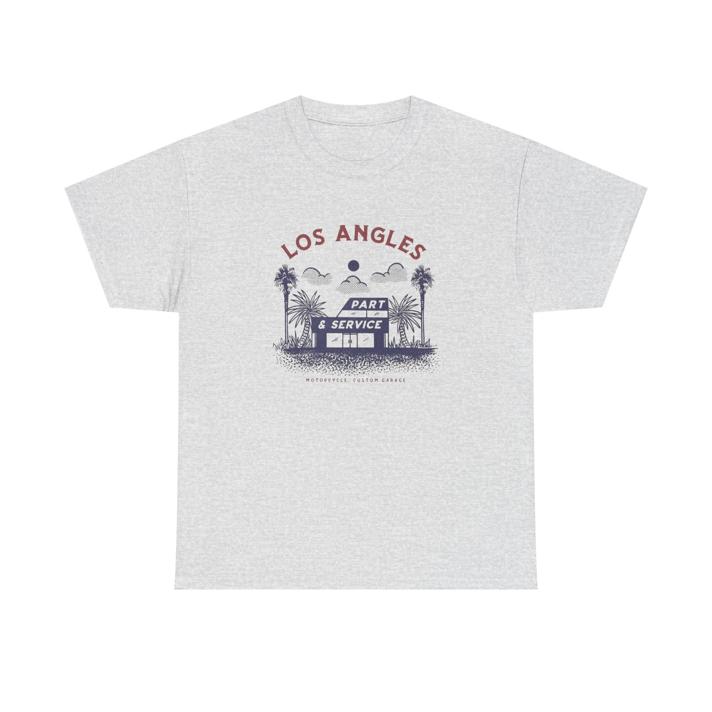 Los Angeles Motorcycle Shop Graphic T Shirt ADULT NEW
