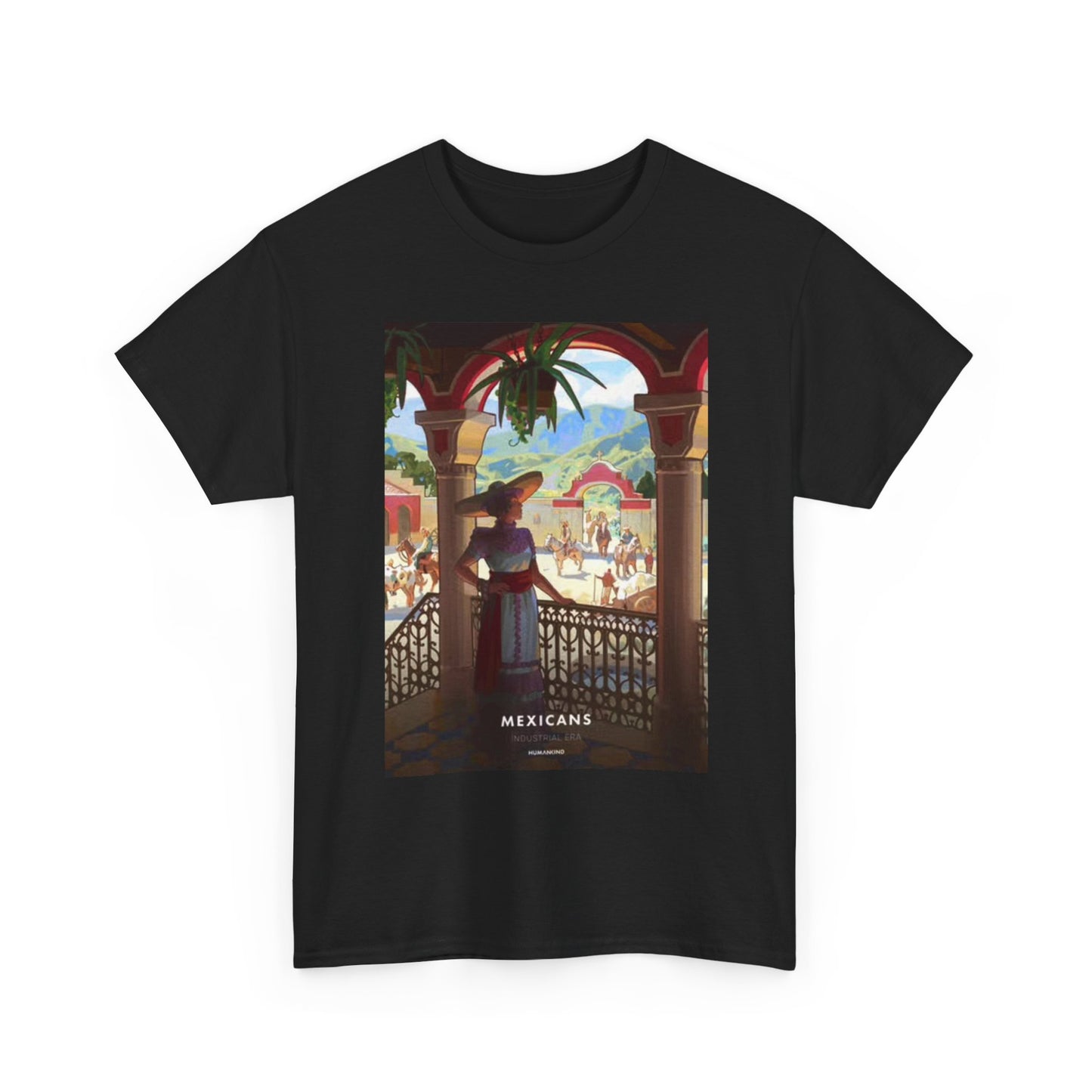 Day Of The Dead Graphic T Shirt Retro Art Mexico Vintage Heavy Cotton Tee