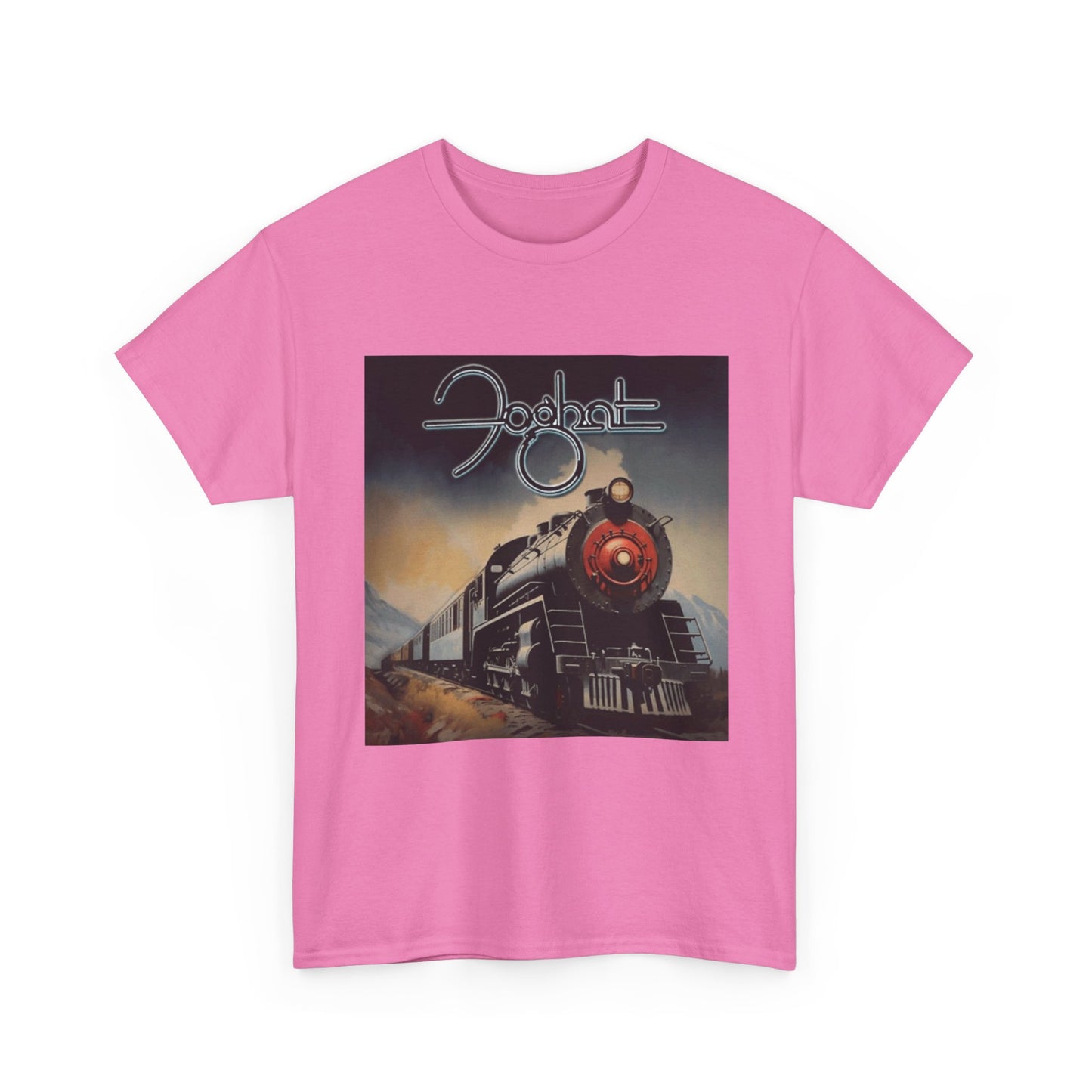FogHat Tshirt Vintage Rock Poster Retro 70s Woodstock Unisex Heavy Cotton Tee q