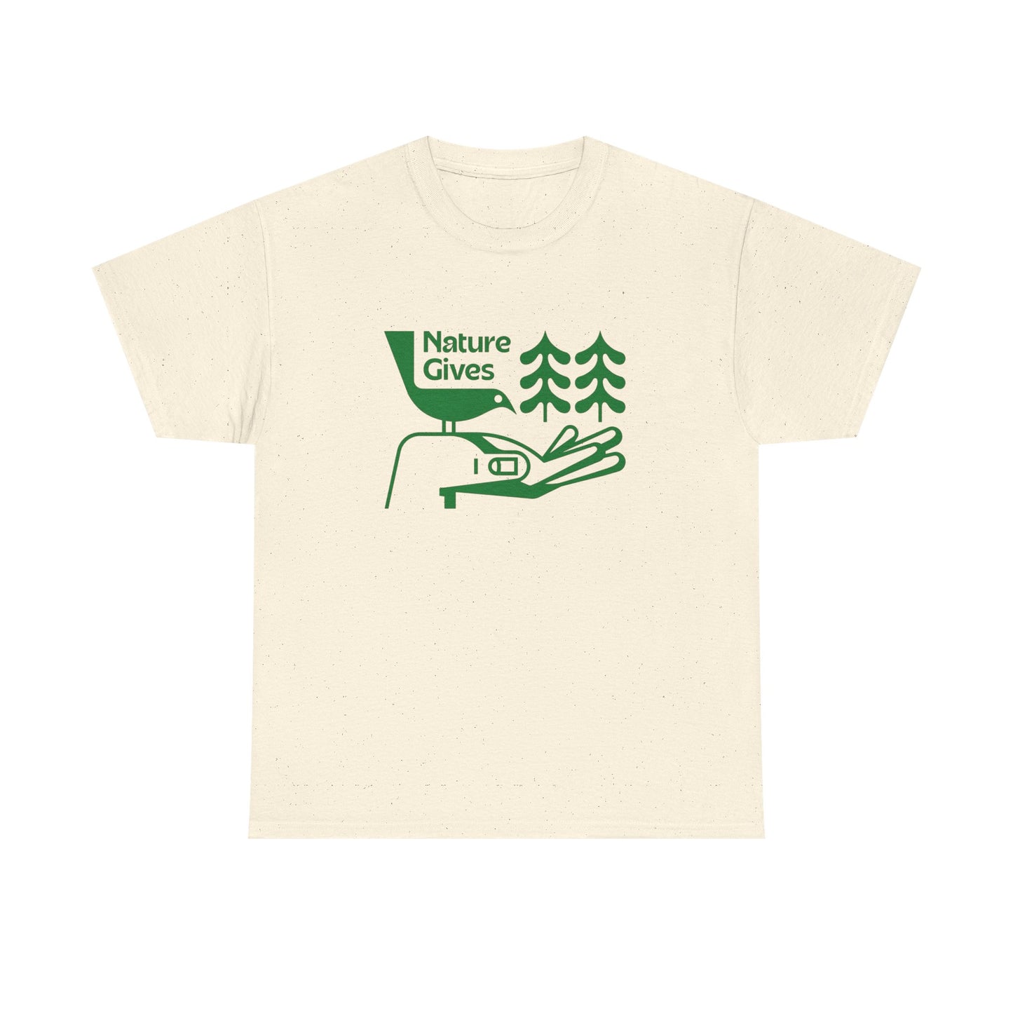 Nature Gives Vintage Graphic T Shirt NEW ADULT TEE Cotton