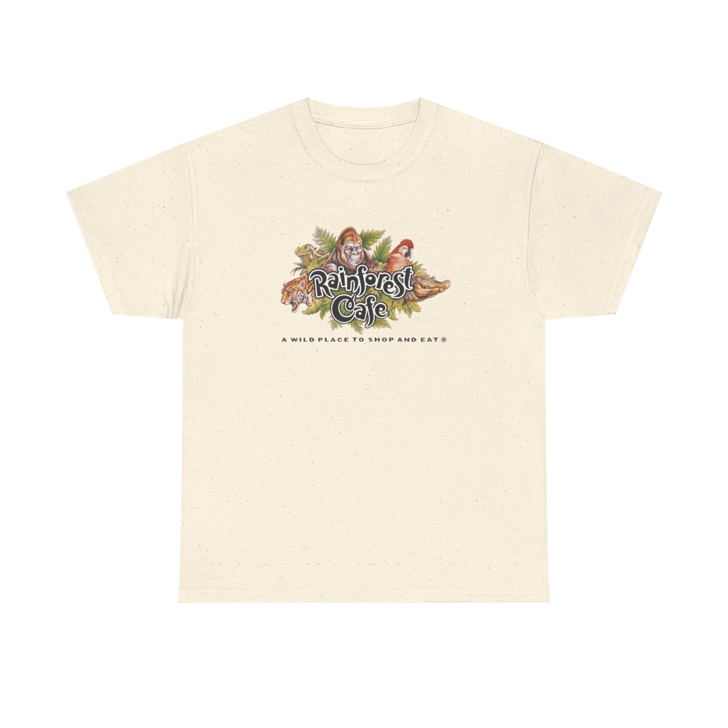 Rainforest Cafe Retro Graphic T Shirt S-5XL NEW Unisex Heavy Cotton Tee