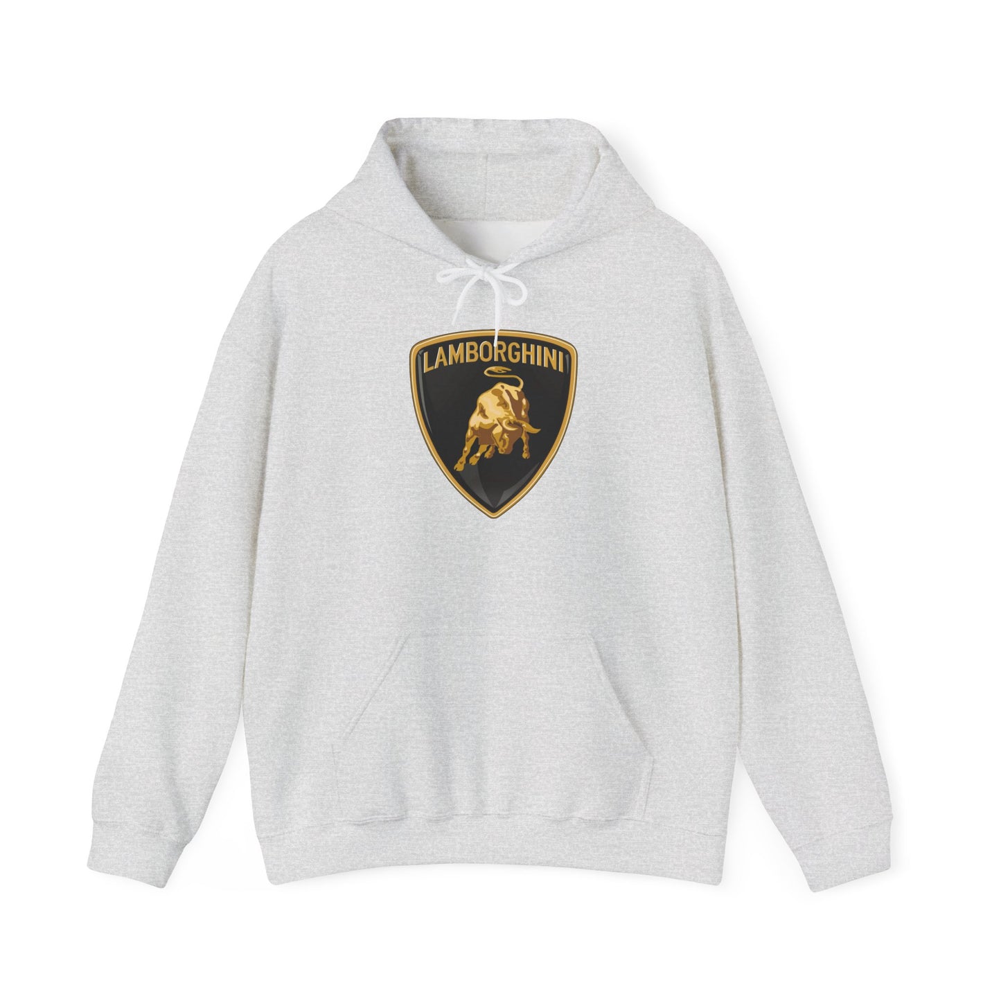 Lamborghini Graphic Car Logo Retro Brand New Heavy Blend™ Hooded Sweatshirt