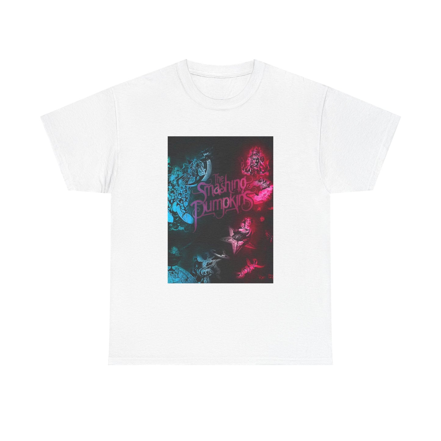 The Smashing Pumpkins Tshirt Vintage Merch Neon Unisex Heavy Cotton Tee