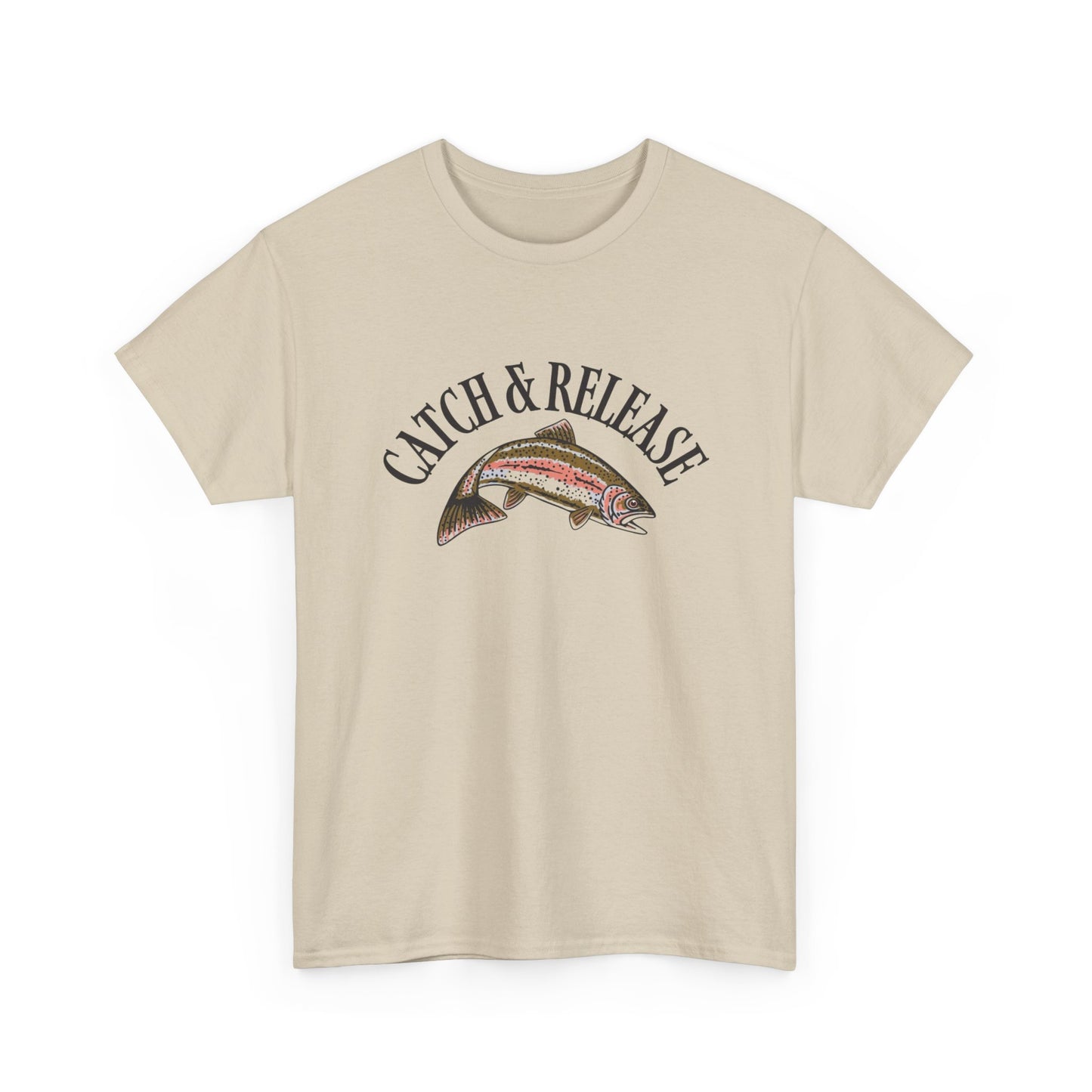 Catch And Release Fishing Graphic T Shirt NEW ADULT