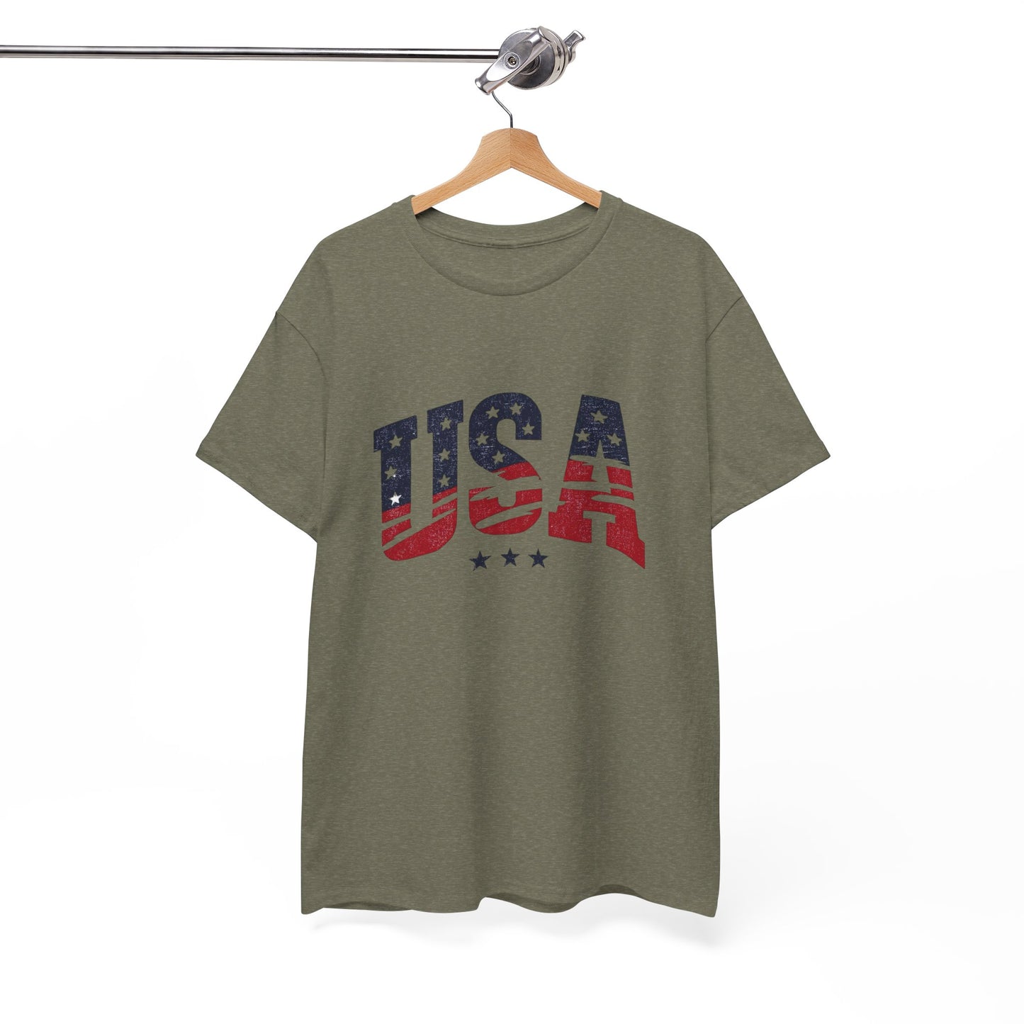 USA Tattered Flag T Shirt