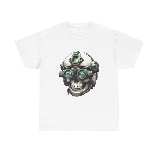 ZYN T Shirt Skull operator Tucker Carlson Gillis Funny Gift Unisex Heavy Cotton