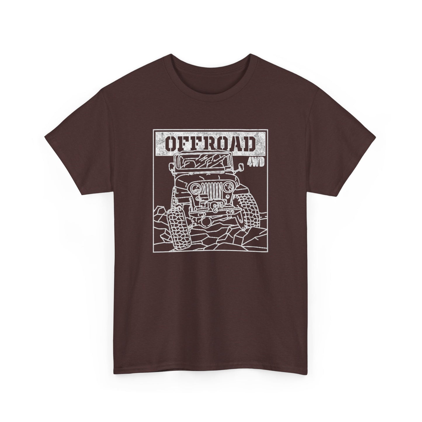 Offroad 4wd Retro Trailboss Graphic T Shirt NEW Unisex Heavy Cotton Tee
