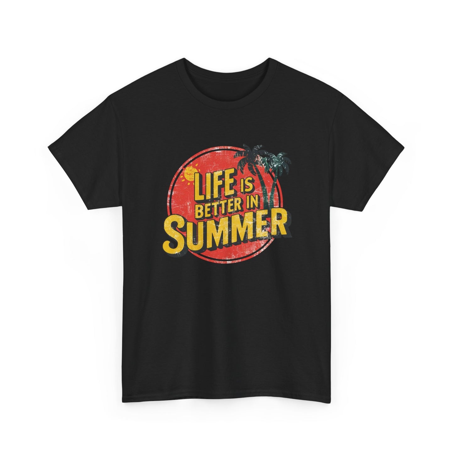 Life Is Better In The Summer Graphic T Shirt Unisex Adults NEW