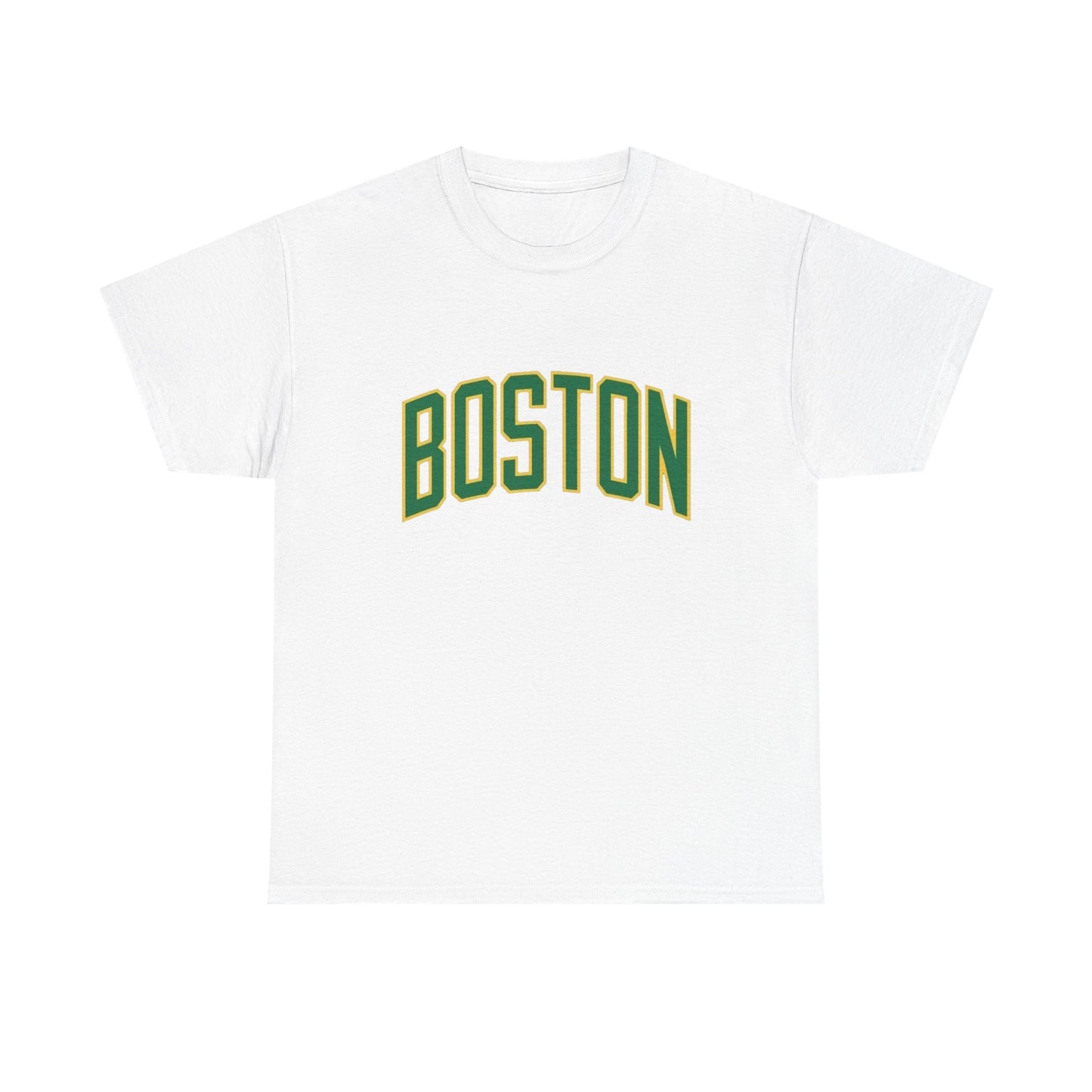 Boston Logo Sports Graphic T Shirt NEW Unisex Heavy Cotton Tee