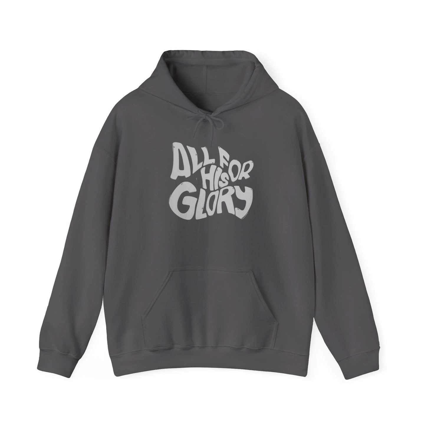All For His Glory Graphic Hoodie Unisex Heavy Blend™ Hooded Sweatshirt