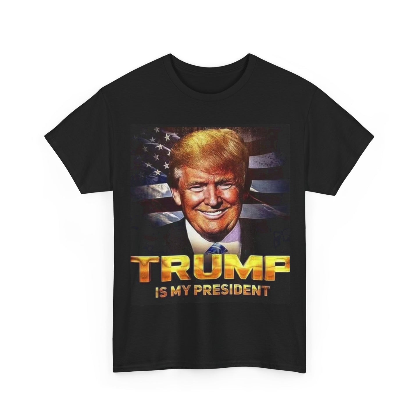 Trump T-shirt president 2024 American USA Unisex Heavy Cotton Tee