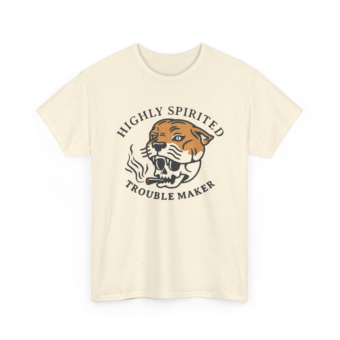 Highly Spirited Trouble Maker Graphic T Shirt NEW ADULT TEE VINTAGE