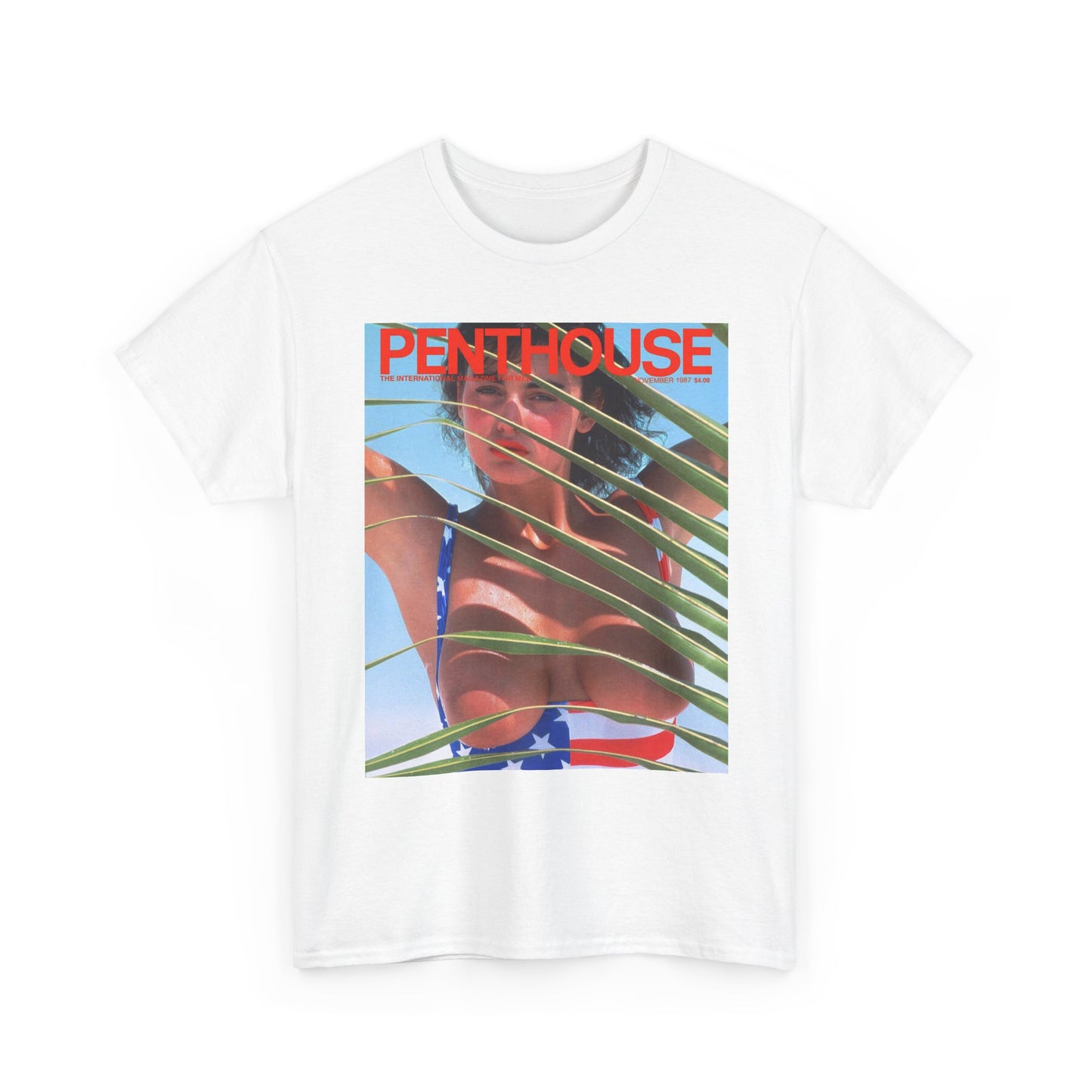 Penthouse Magazine Graphic T Shirt Vintage Retro Apparel Heavy Cotton Tee