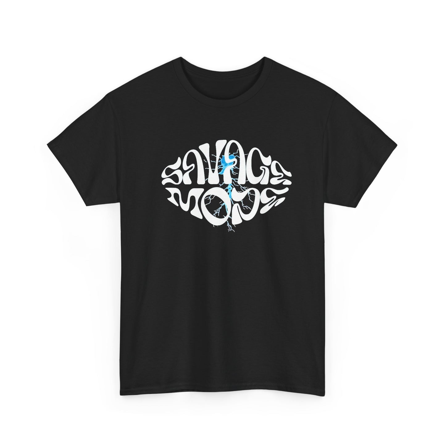 Savage Mode Graphic T Shirt Street Wear Vintage Unisex Heavy Cotton Tee