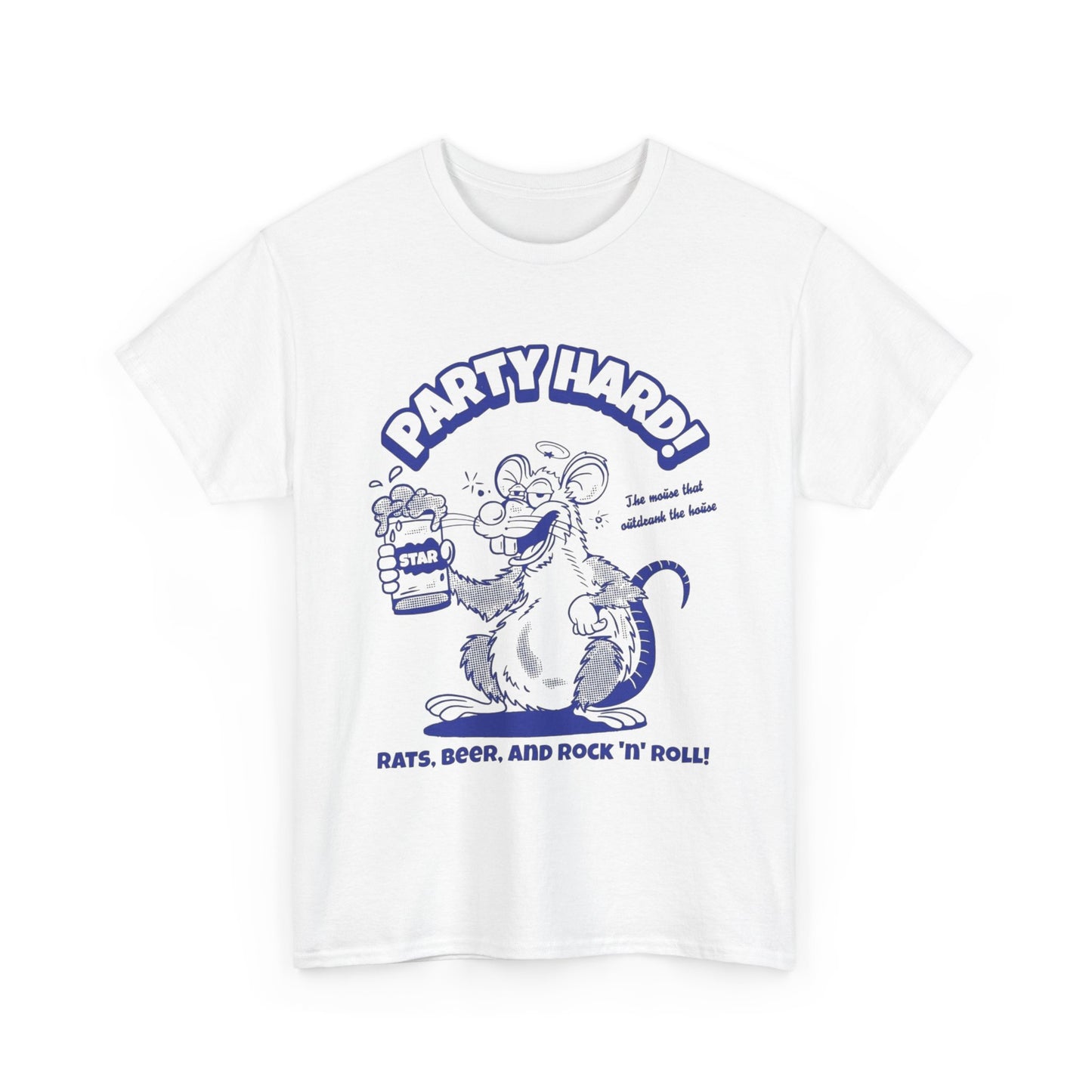 Party Hard Graphic T Shirt Unisex Heavy Cotton Tee