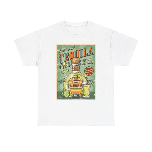 Time To Drink Tequila T Shirt BRAND NEW Apparel Unisex Graphic Tee USA