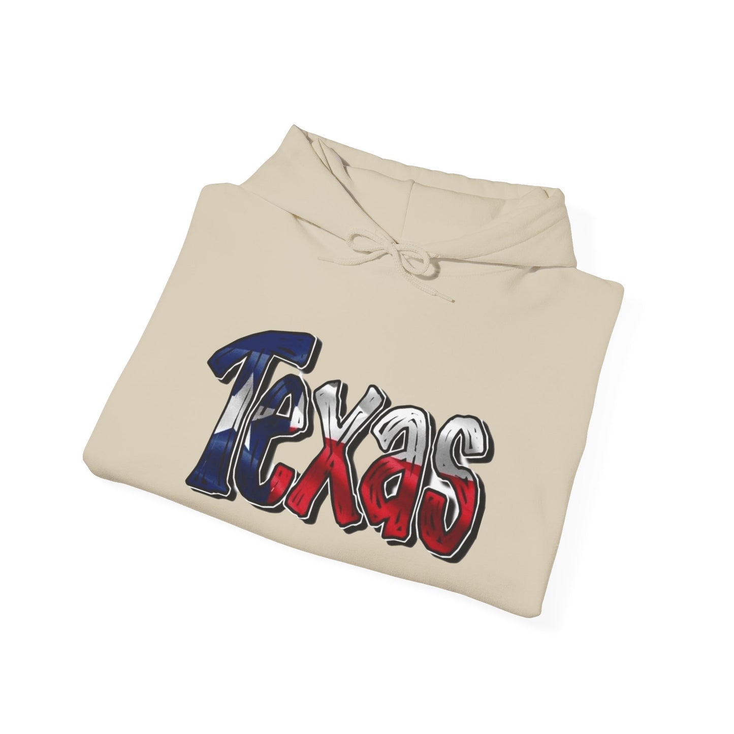 Texas American Flag USA Graphic Hoodie NEW Unisex Heavy Blend™ Hooded Sweatshirt