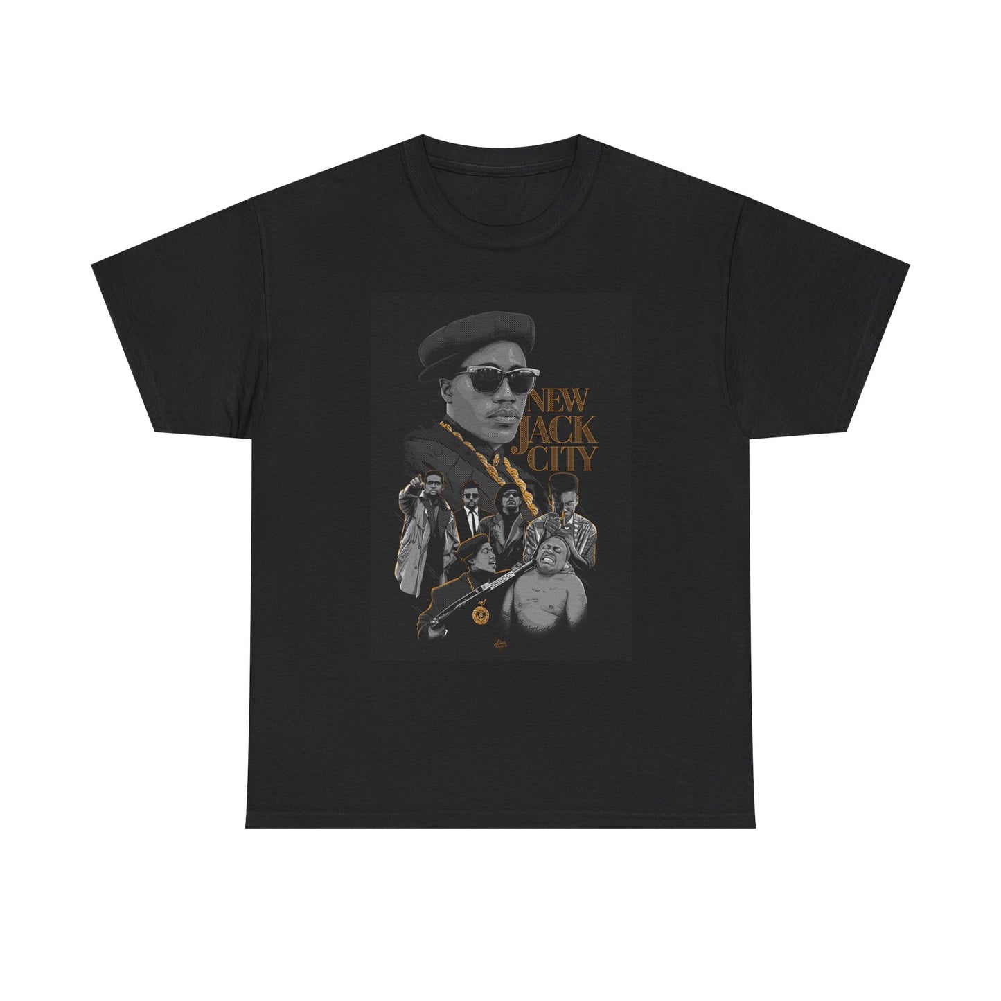 New Jack City Graphic T Shirt Vintage Movie Poster Unisex Heavy Cotton Tee