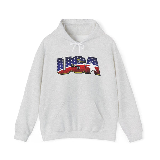 USA American Flag Freedom Graphic Hoodie Unisex Heavy Blend™ Hooded Sweatshirt