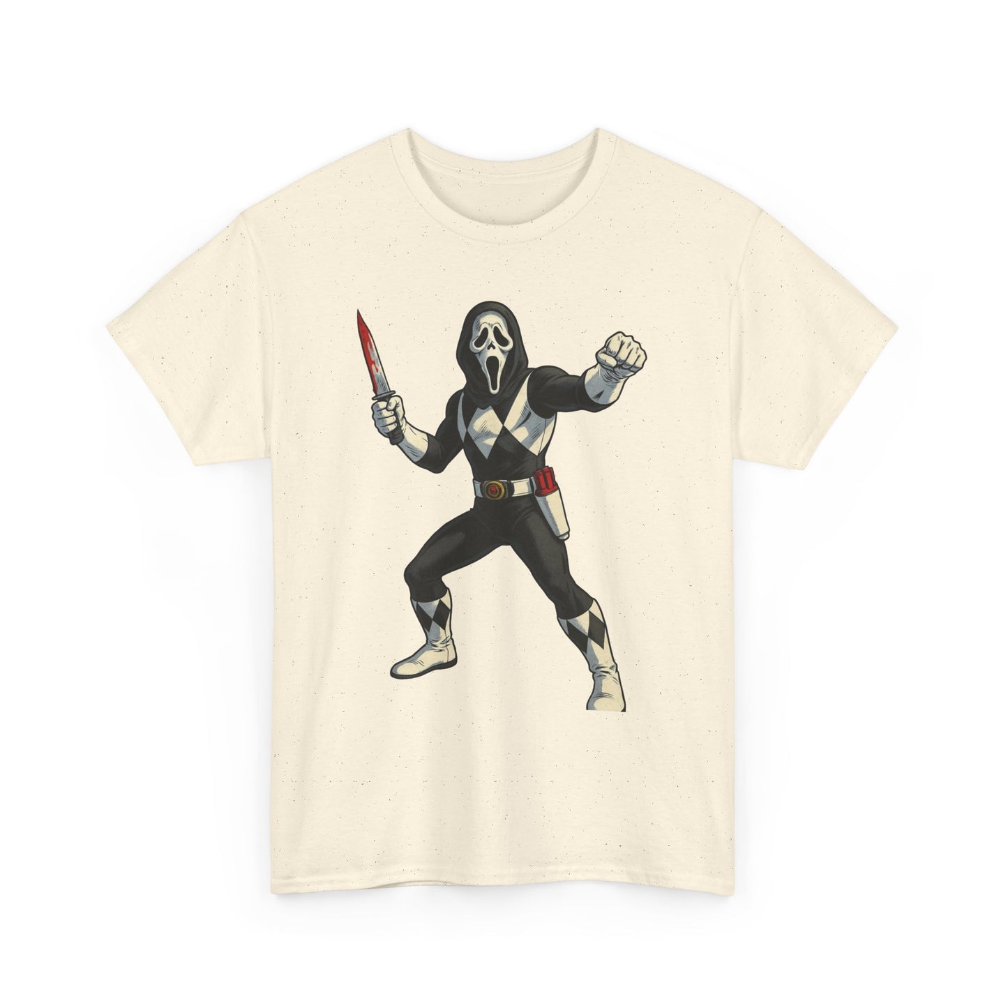 Power Rangers Funny Scream Graphic T Shirt NEW Unisex Heavy Cotton Tee