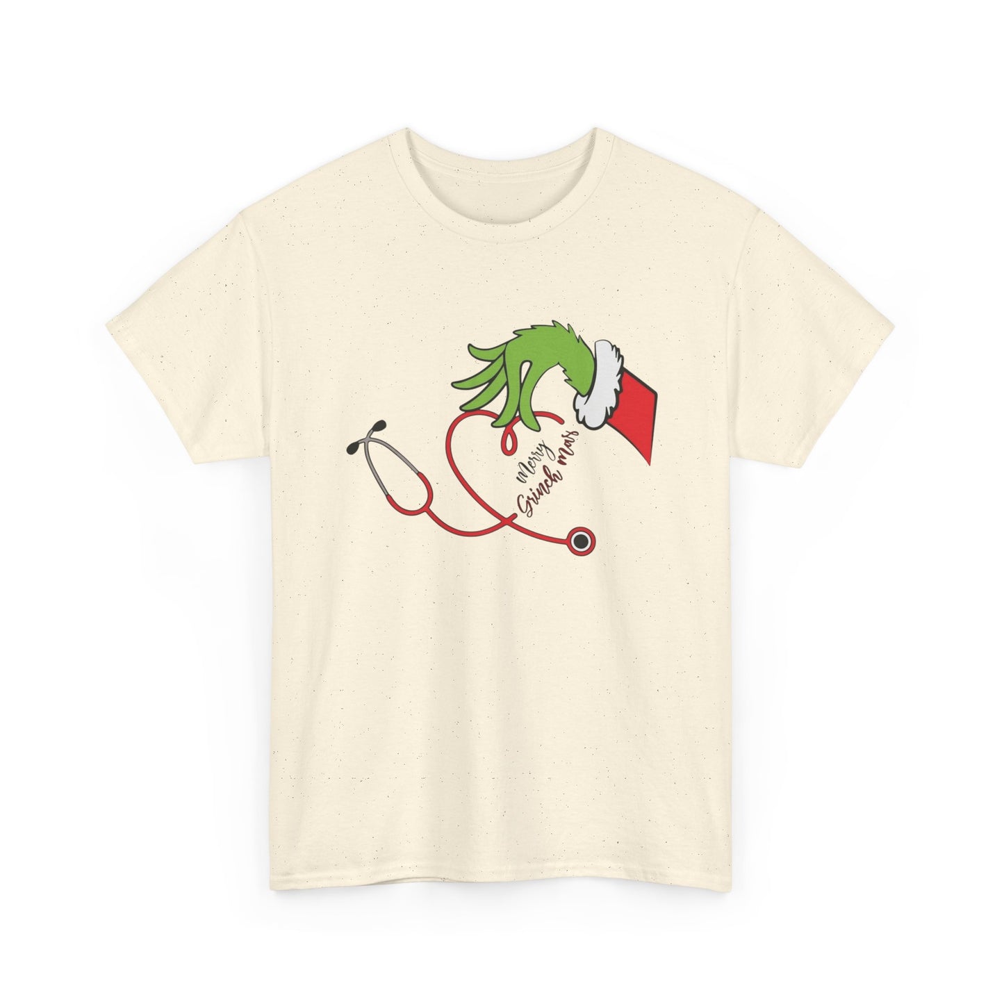 Grinch Doctor Nurse Graphic T Shirt NEW Unisex Heavy Cotton Tee