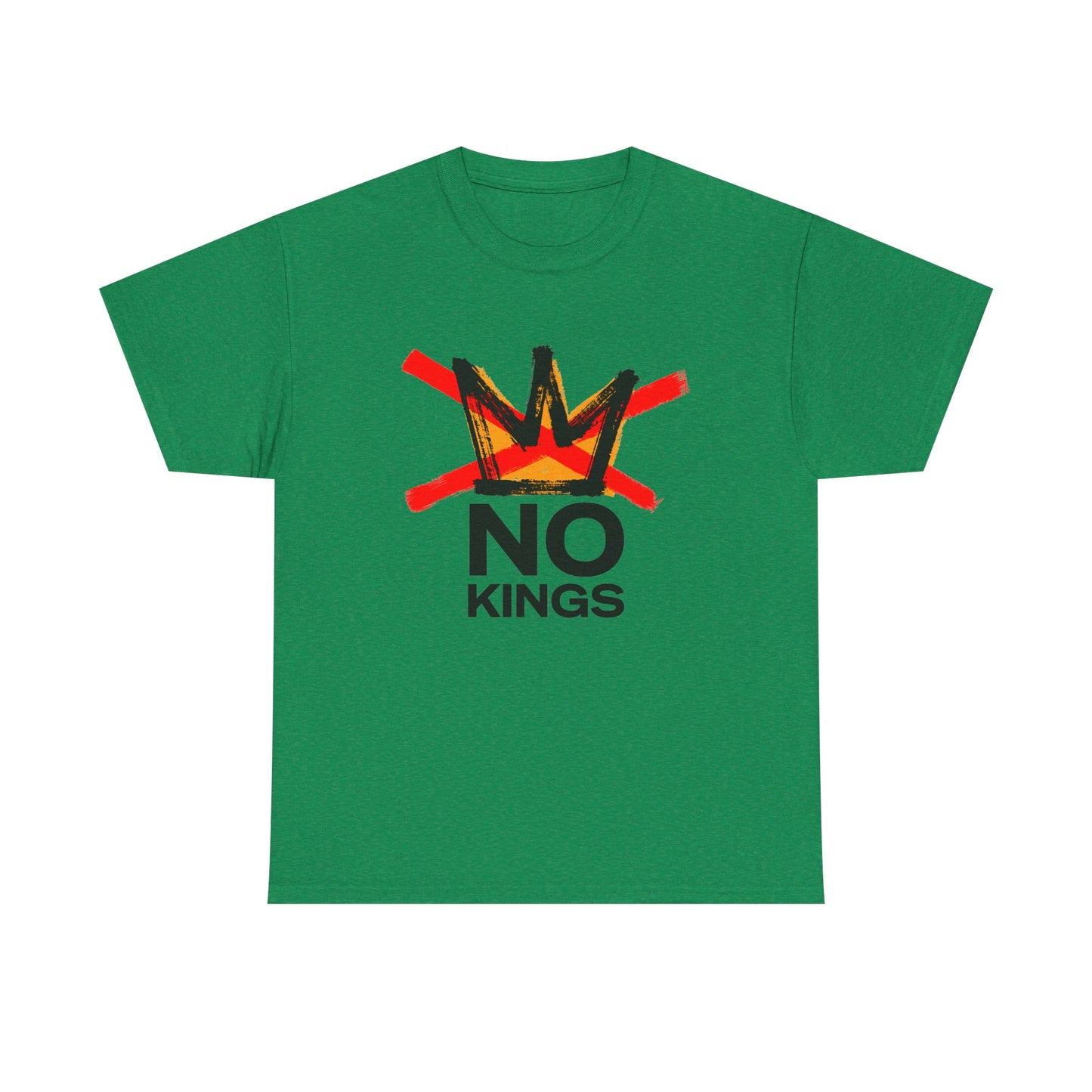 No Kings Graphic T Shirt Protest Resist BLM Support Unisex Heavy Cotton Tee