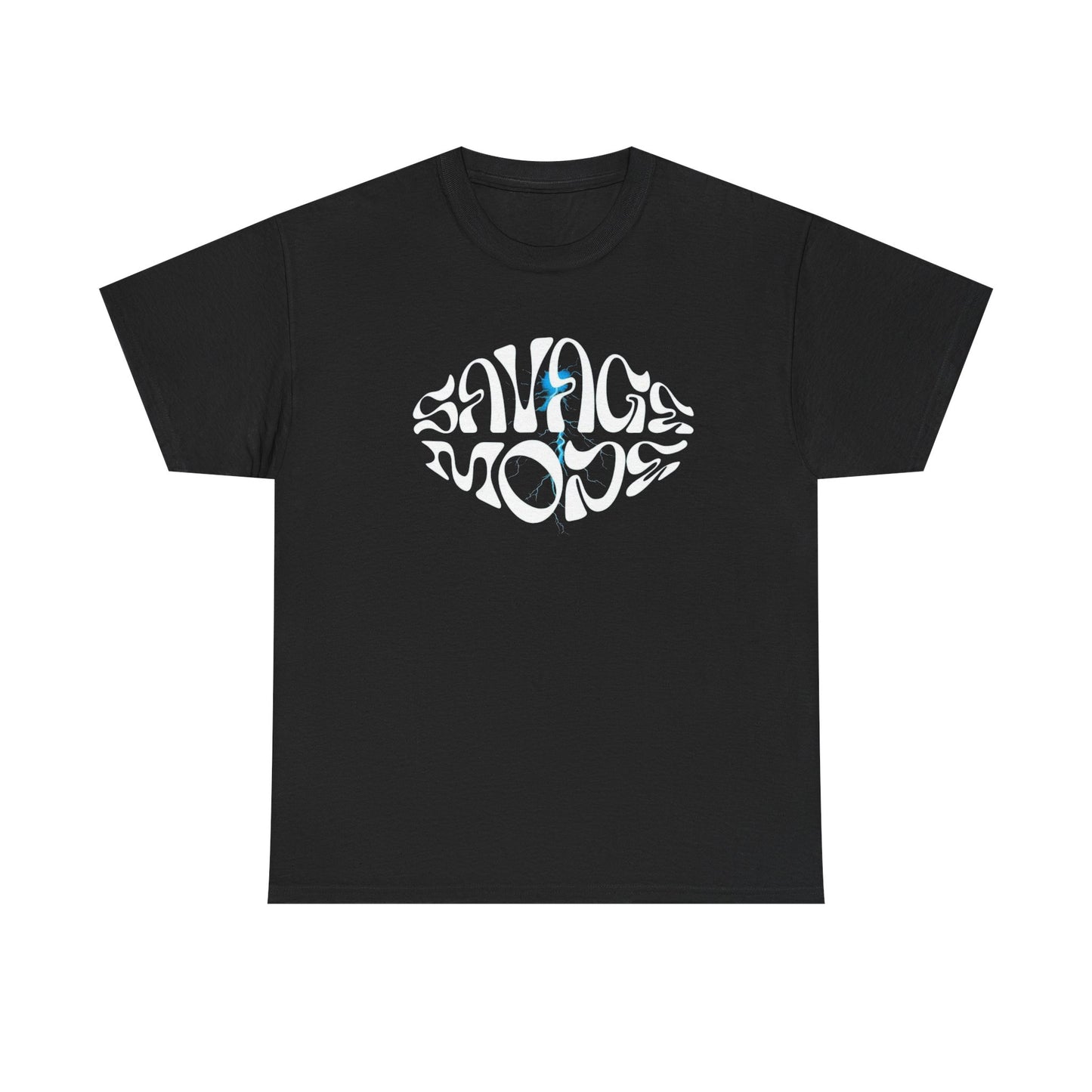 Savage Mode Graphic T Shirt Street Wear Vintage Unisex Heavy Cotton Tee