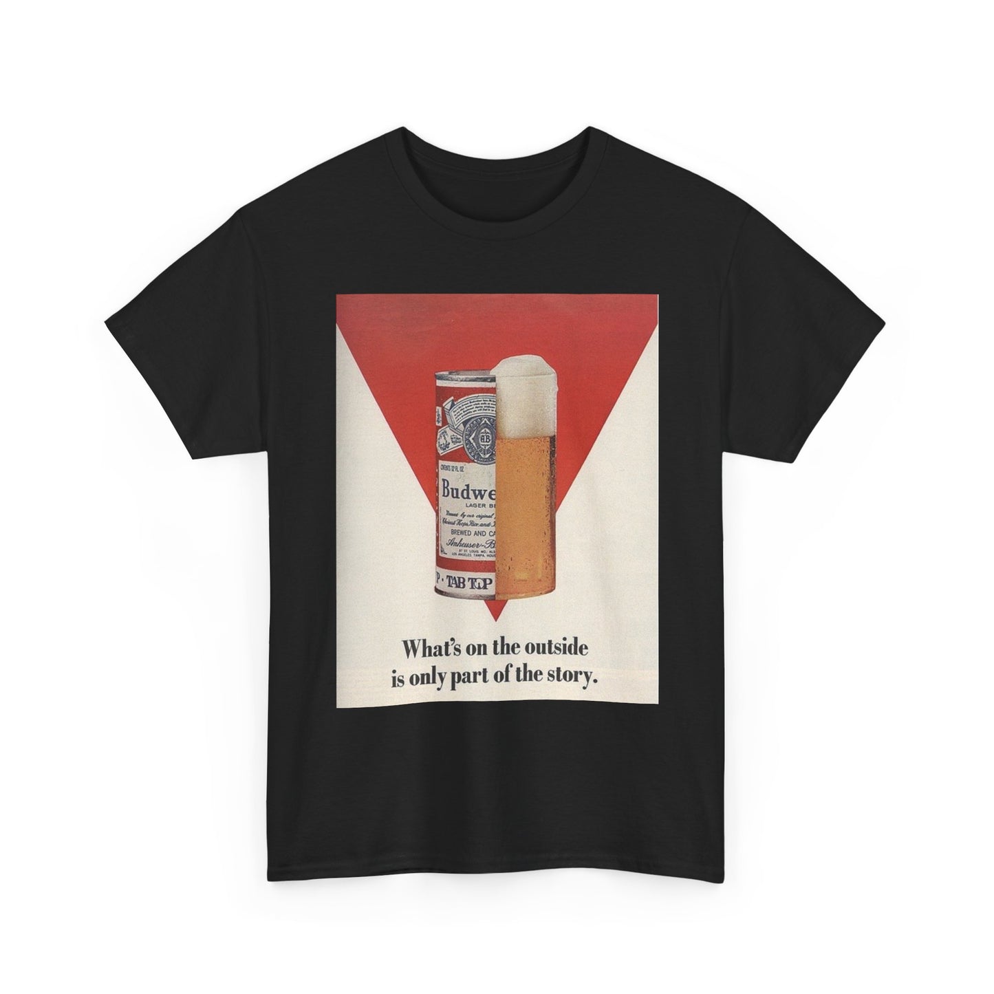 Bud Poster Vintage Retro 80s T Shirt Unisex Heavy Cotton Tee Gift