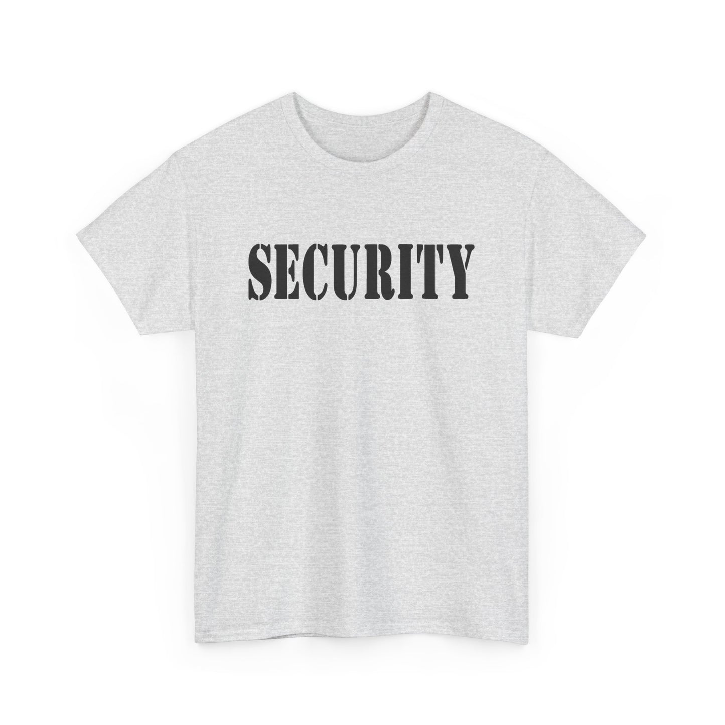 Security Graphic T Shirt Police Academy Uniform Funny Bar Unisex Heavy Cotton