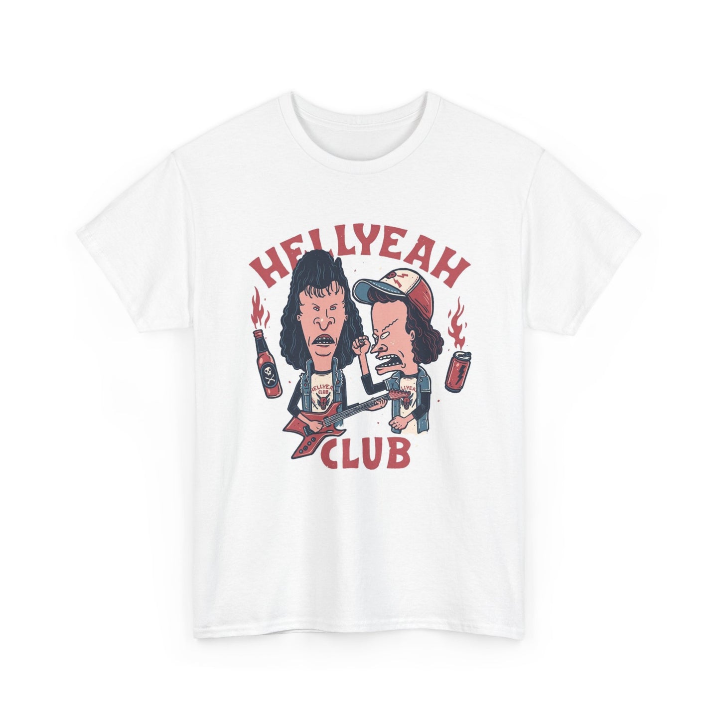 Beavis And Butthead Graphic T Shirt Funny 90s Cartoon Unisex Heavy Cotton Tee 1