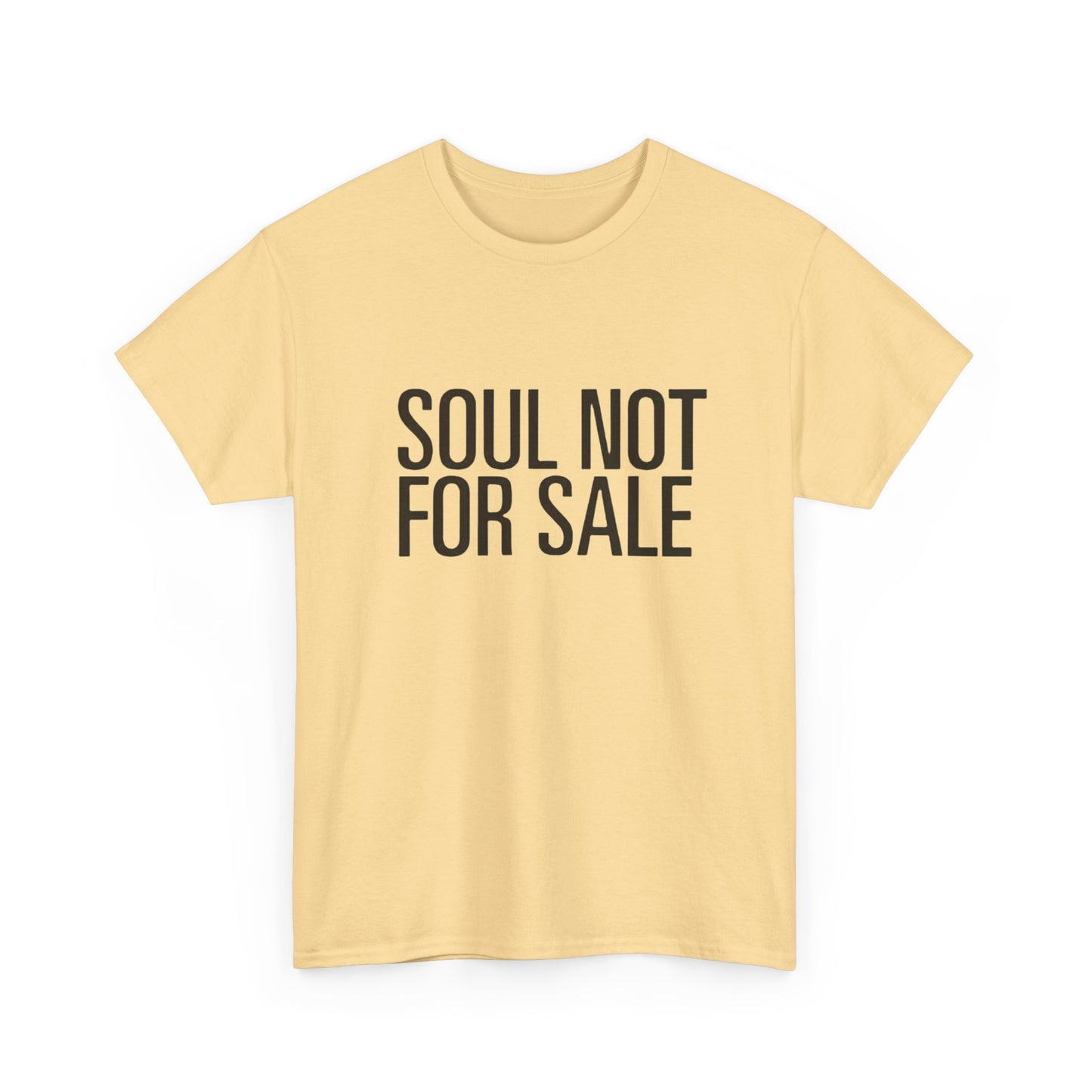 Soul Not For Sale Graphic T Shirt Heavy Cotton Tee NEW Gift