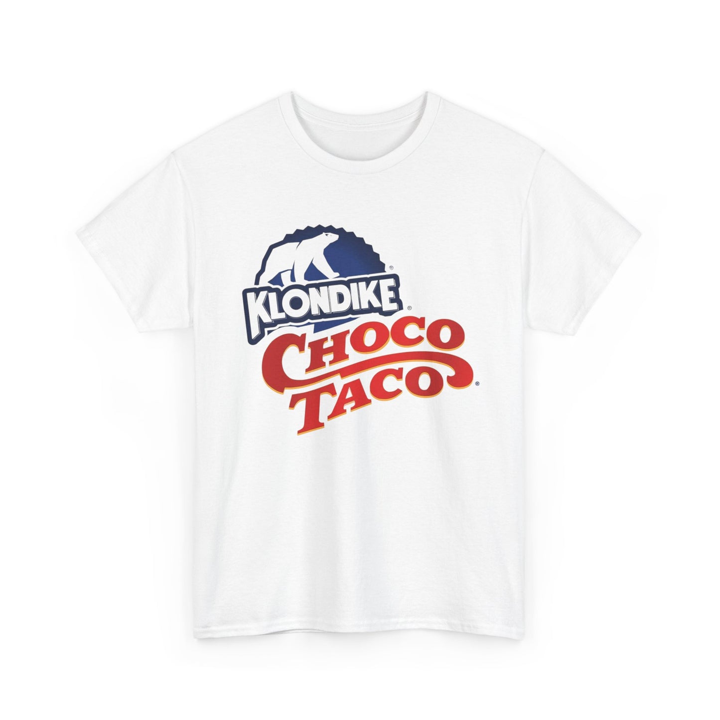 Klondike Shirt Choco Taco Funny Ice Cream Retro Nostalgic Unisex Heavy Cotton