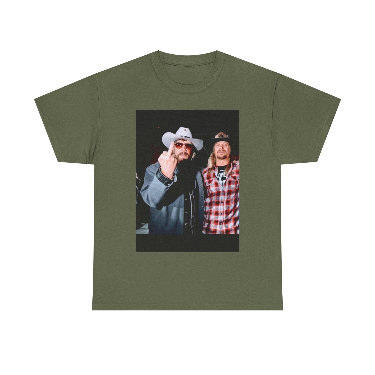 Hank Williams jr T-shirt kid rock country vintage Unisex Heavy Cotton AMERICAN