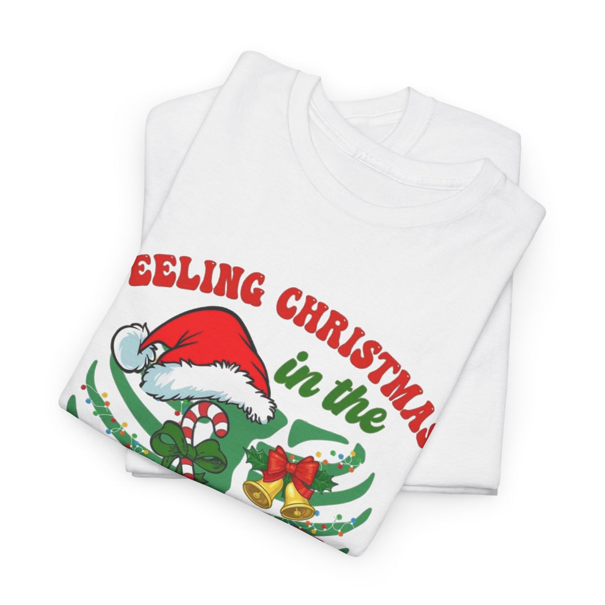 Feeling Christmas in the Bones Skeleton Christmas T-Shirt