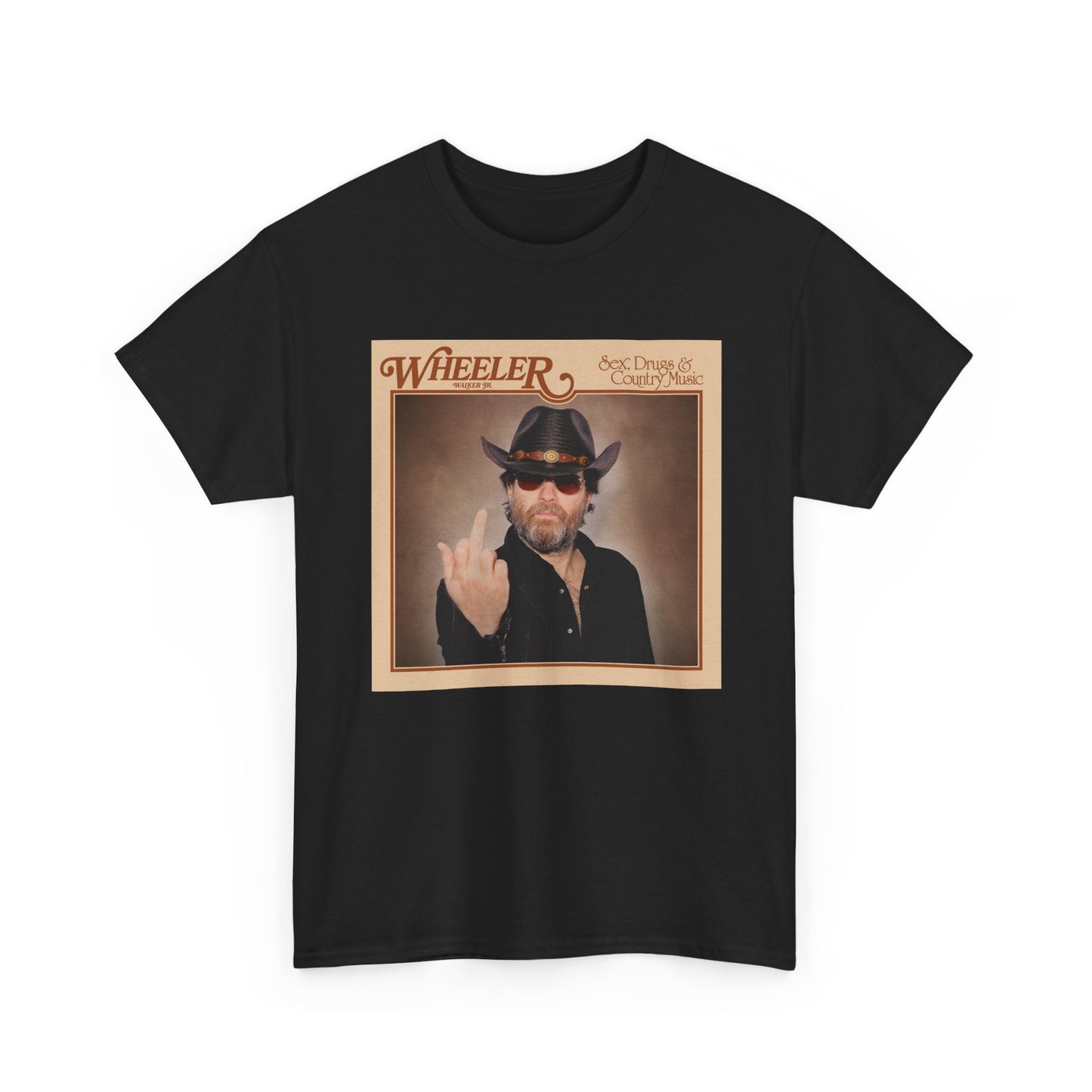 Wheeler Walker Jr Country Graphic T Shirt Adult NEW Unisex Heavy Cotton Tee
