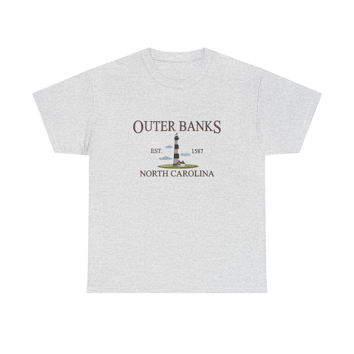 Outer Banks North Carolina Graphic T Shirt NEW Unisex Heavy Cotton Tee