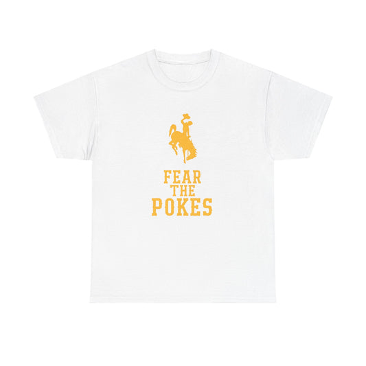 Fear The Poke Cowboy Horse Graphic T Shirt Unisex Heavy Cotton Tee GIFT