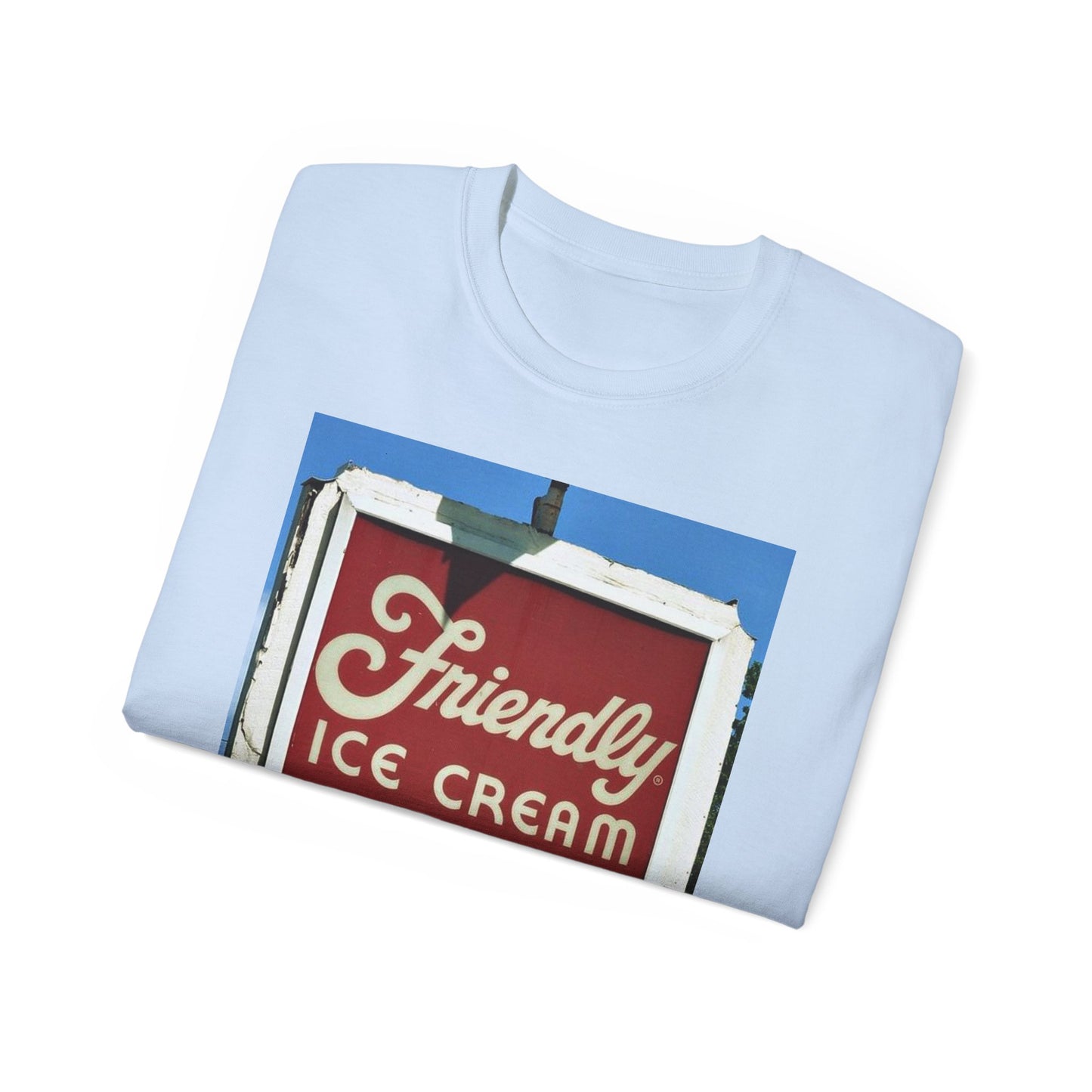 Friendlys ice cream T-shirt vintage New England restaurant chef Ultra Cotton Tee