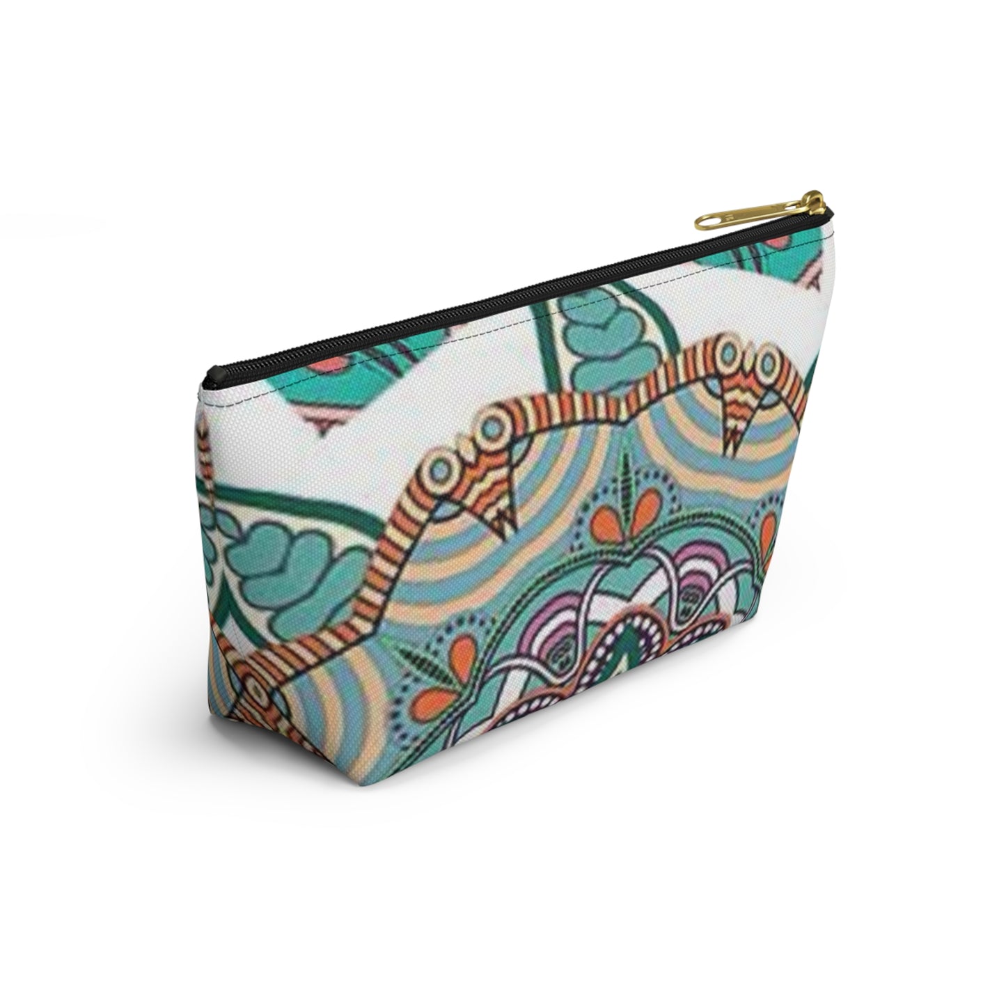 Morrocan All Over Print Travel Bag Multi Color Accessory Pouch w T-bottom 2