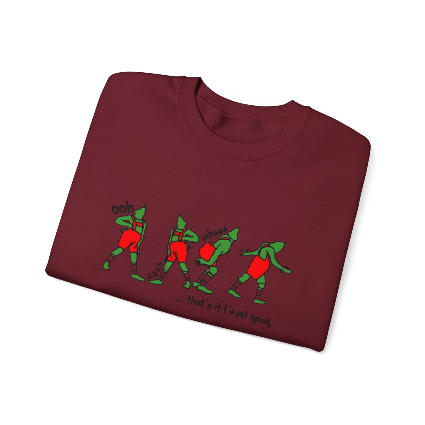 The Grinch Funny Graphic Sweater NEW Unisex Heavy Blend™ Crewneck Sweatshirt