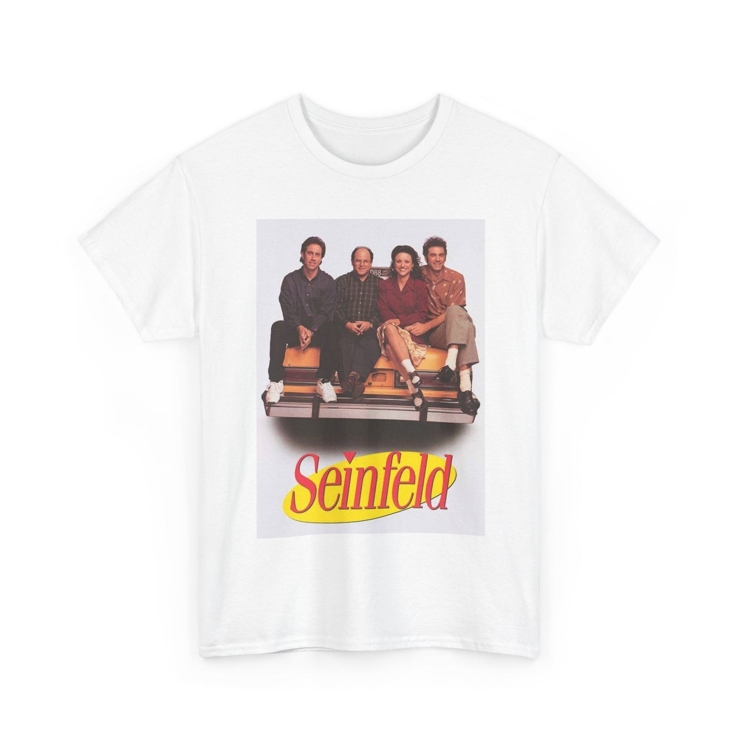 Seinfeld T-shirt vintage New York retro 90s comedy Unisex Heavy Cotton Tee