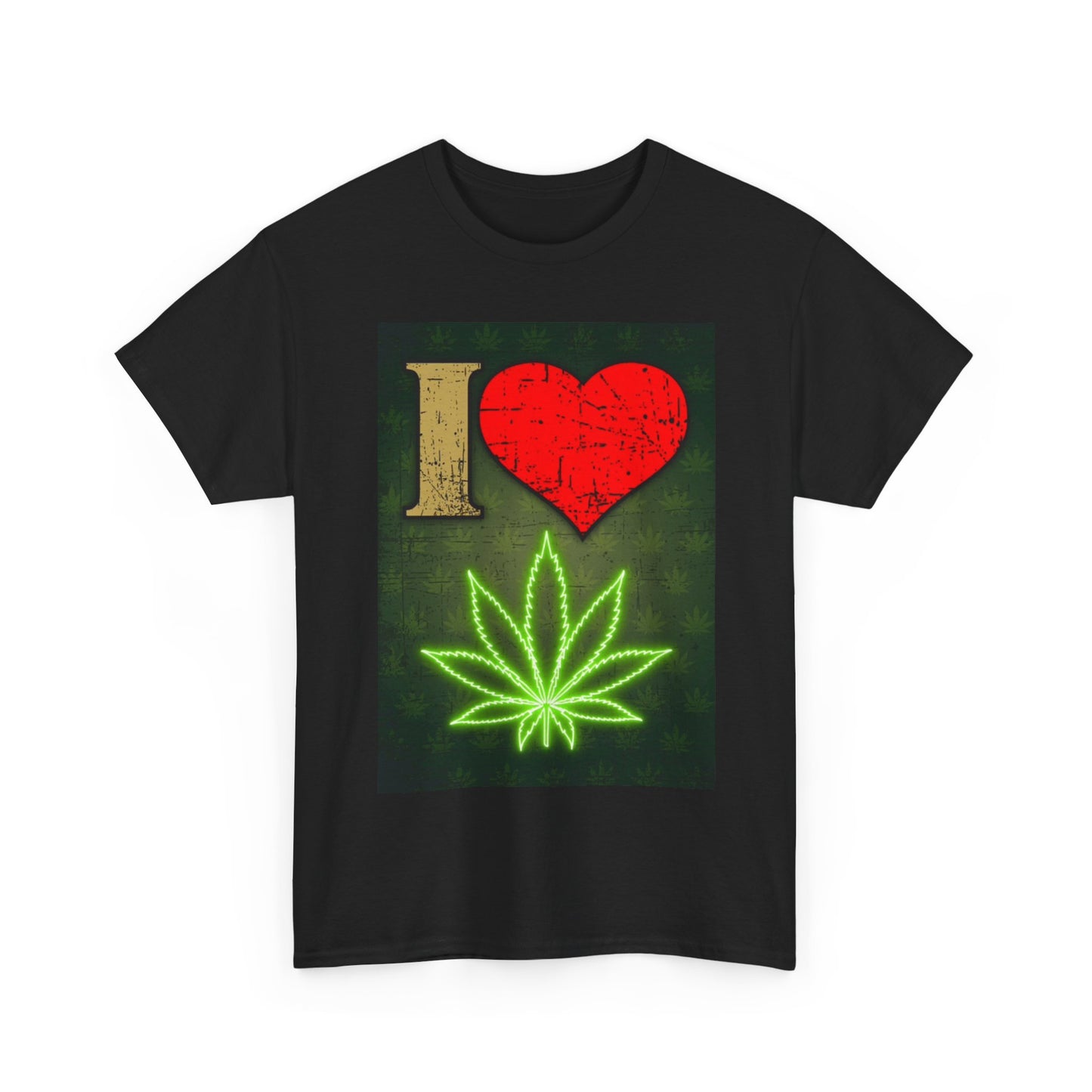 I Love Weed Tshirt Funny Weed Graphic 420 Unisex Heavy Cotton Tee