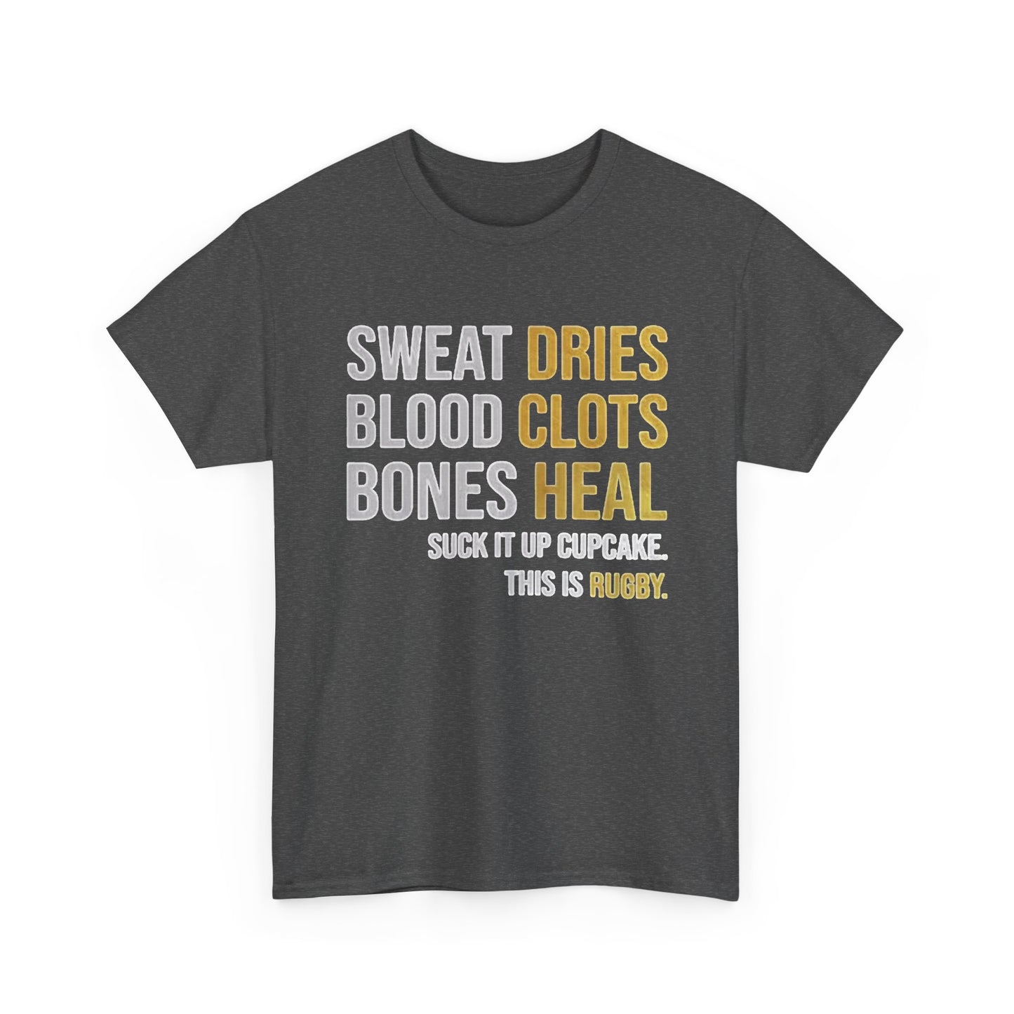 Rugby Graphic T Shirt Funny Football Club Sports Unisex Heavy Cotton Tee