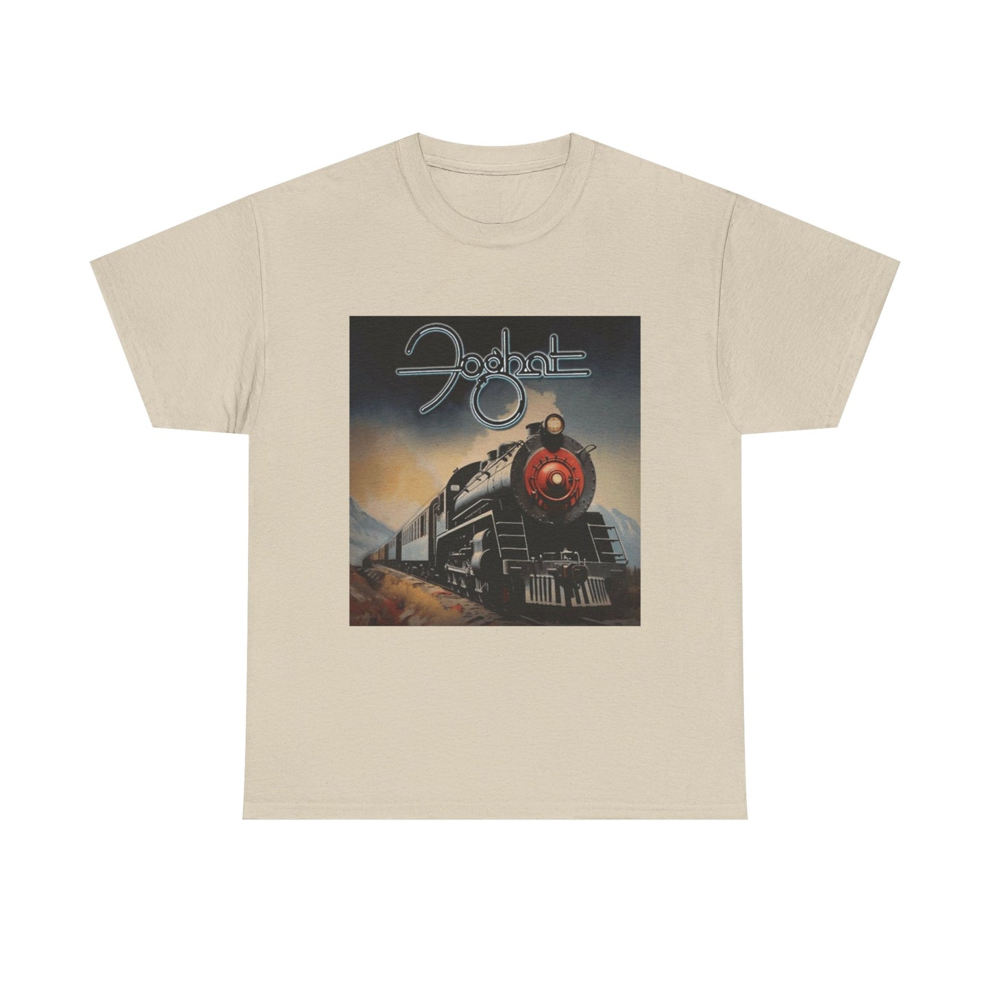 FogHat Tshirt Vintage Rock Poster Retro 70s Woodstock Unisex Heavy Cotton Tee q