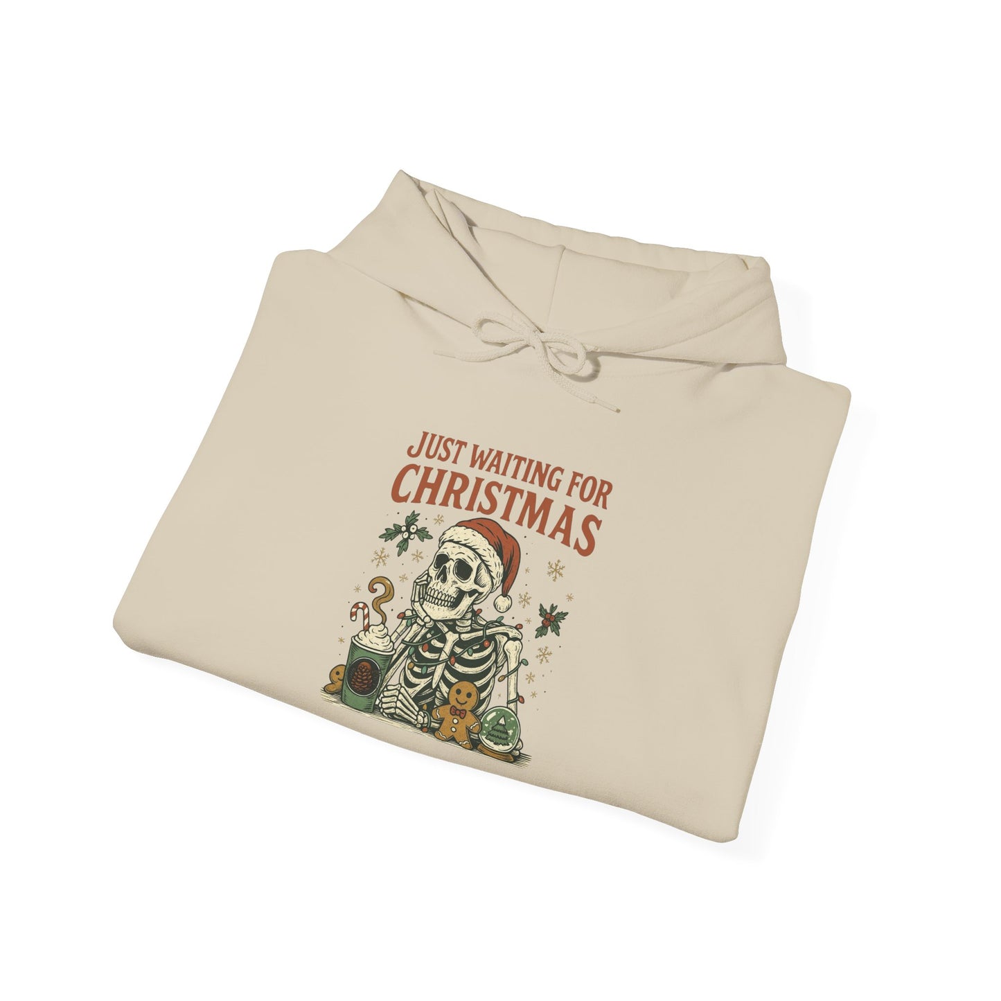 Just waiting For Christmas Graphic Hoodie Unisex Heavy Blend™ Hooded Sweatshirt