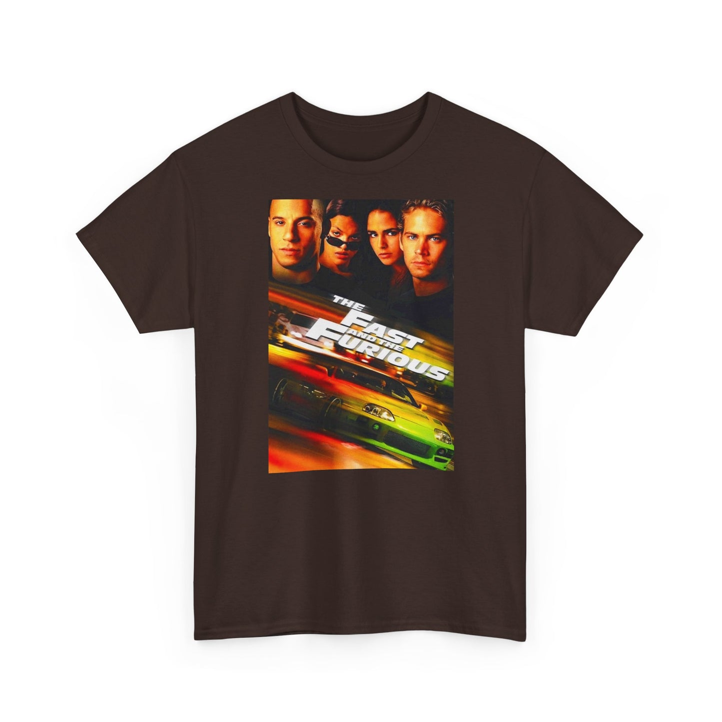 Fast and the furious T-shirt Retro Movie car club Cali Unisex Heavy Cotton Tee